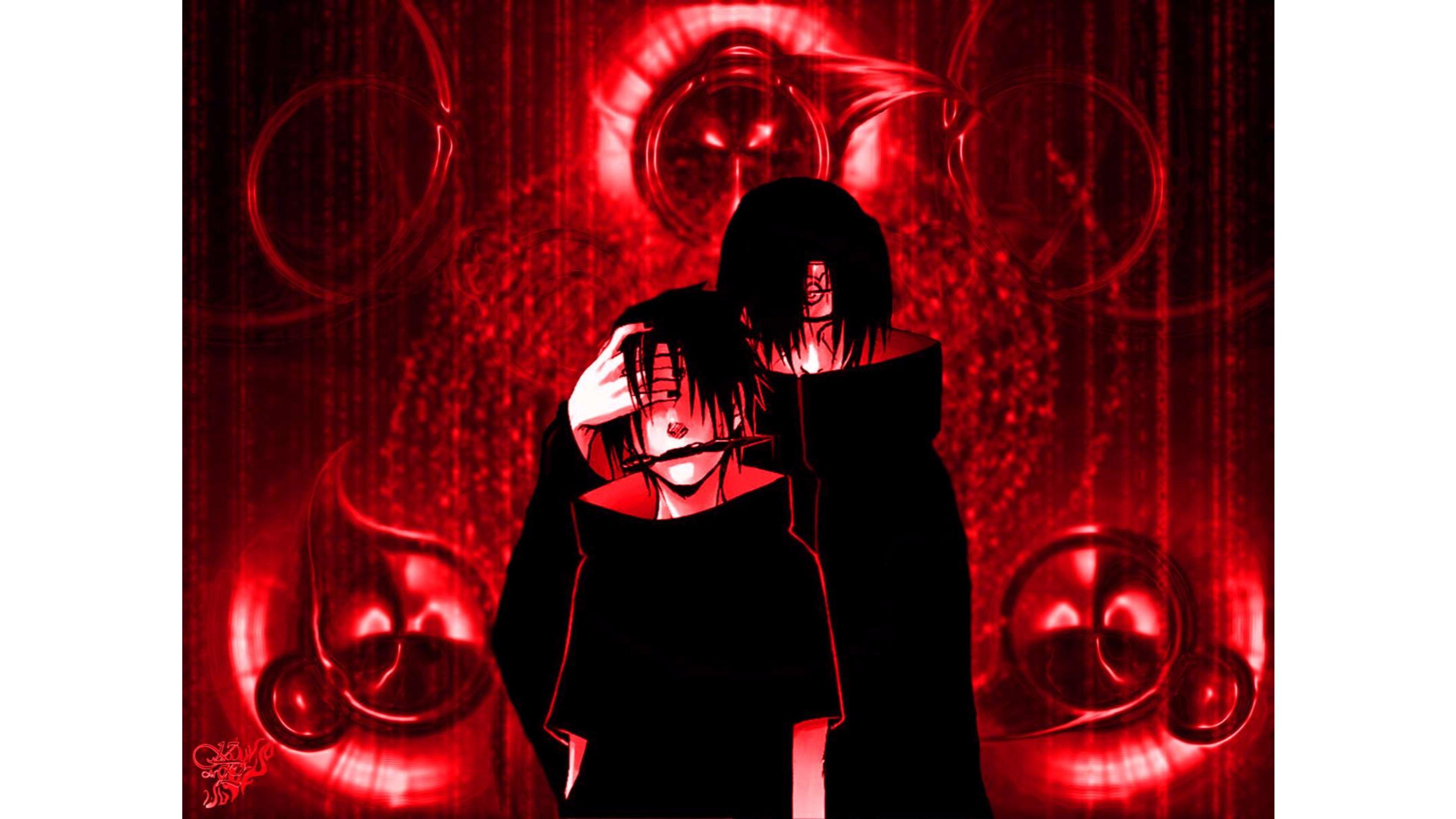 Itachi e Sasuke Naruto, clan Uchiha, 3840x2160 Ultra HD, 4K TV