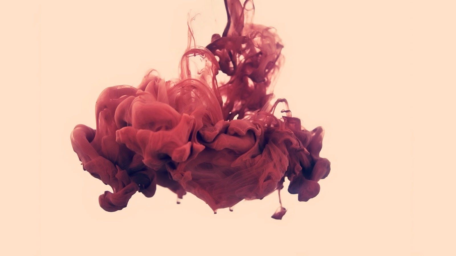 Inchiostro rosso in acqua, 1600x900 HD, Laptop