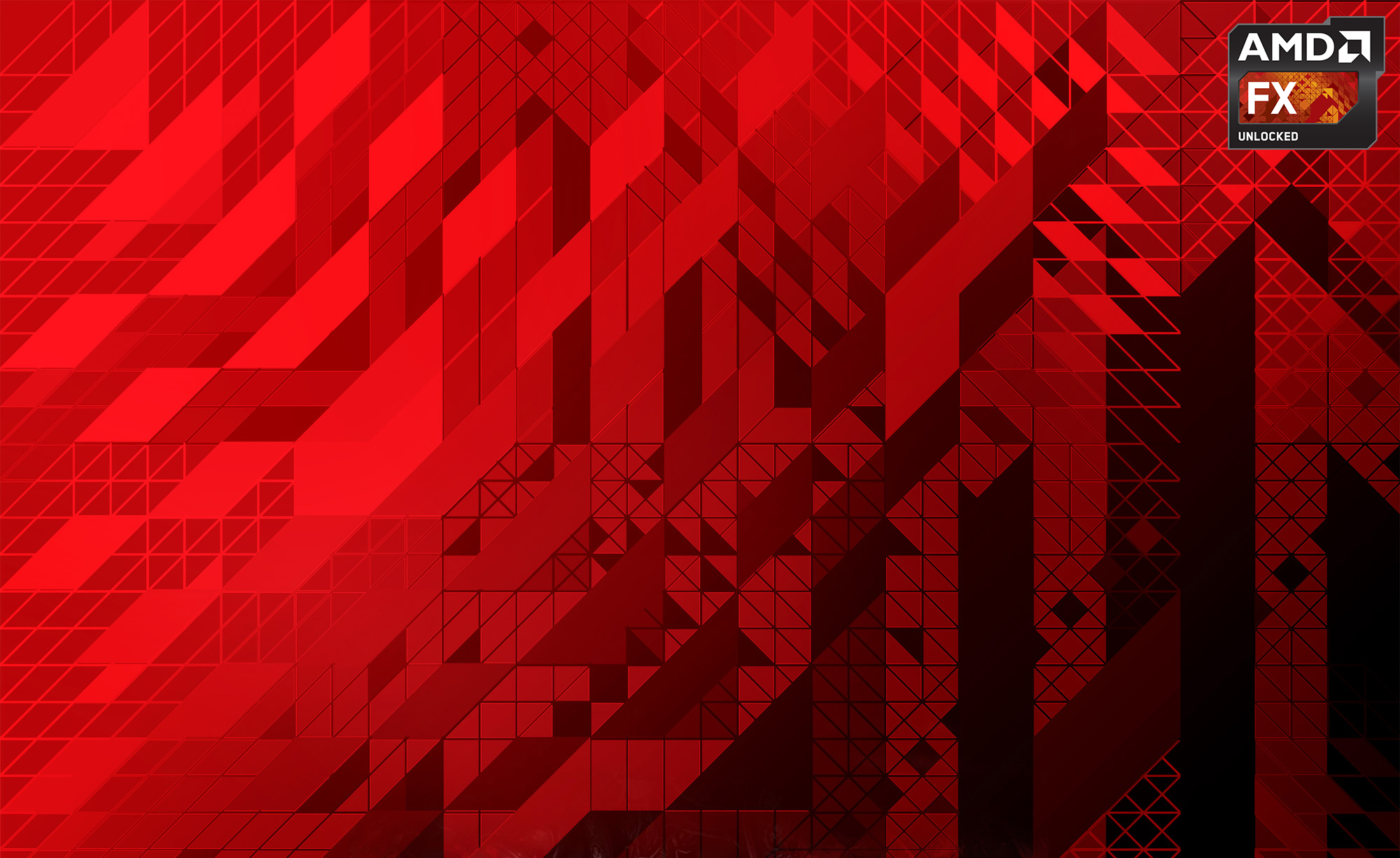 AMD FX logo astratto rosso, 2000x1226 2K, Desktop