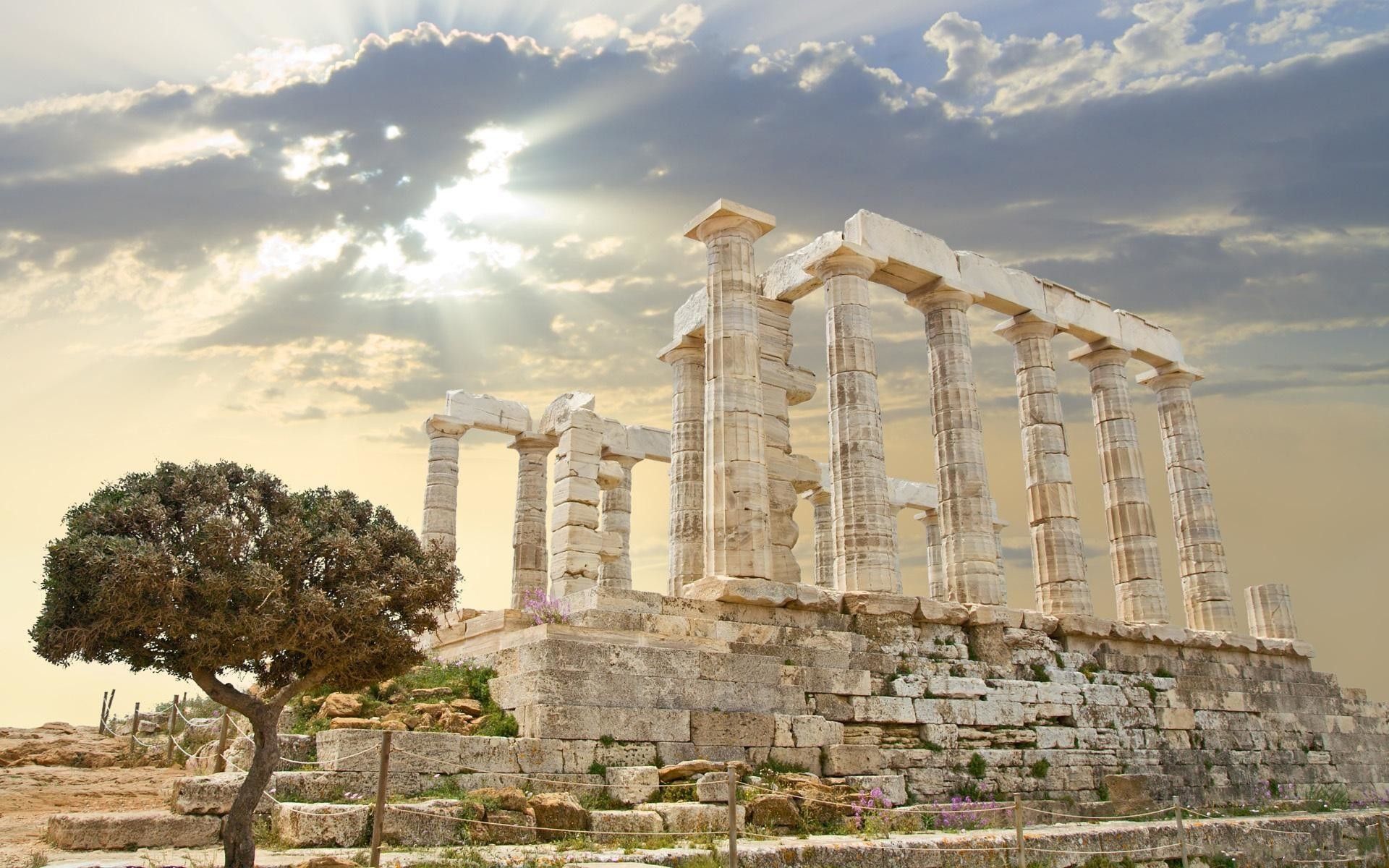 Tempio greco antico rovine, 1920x1200 WUXGA, PC
