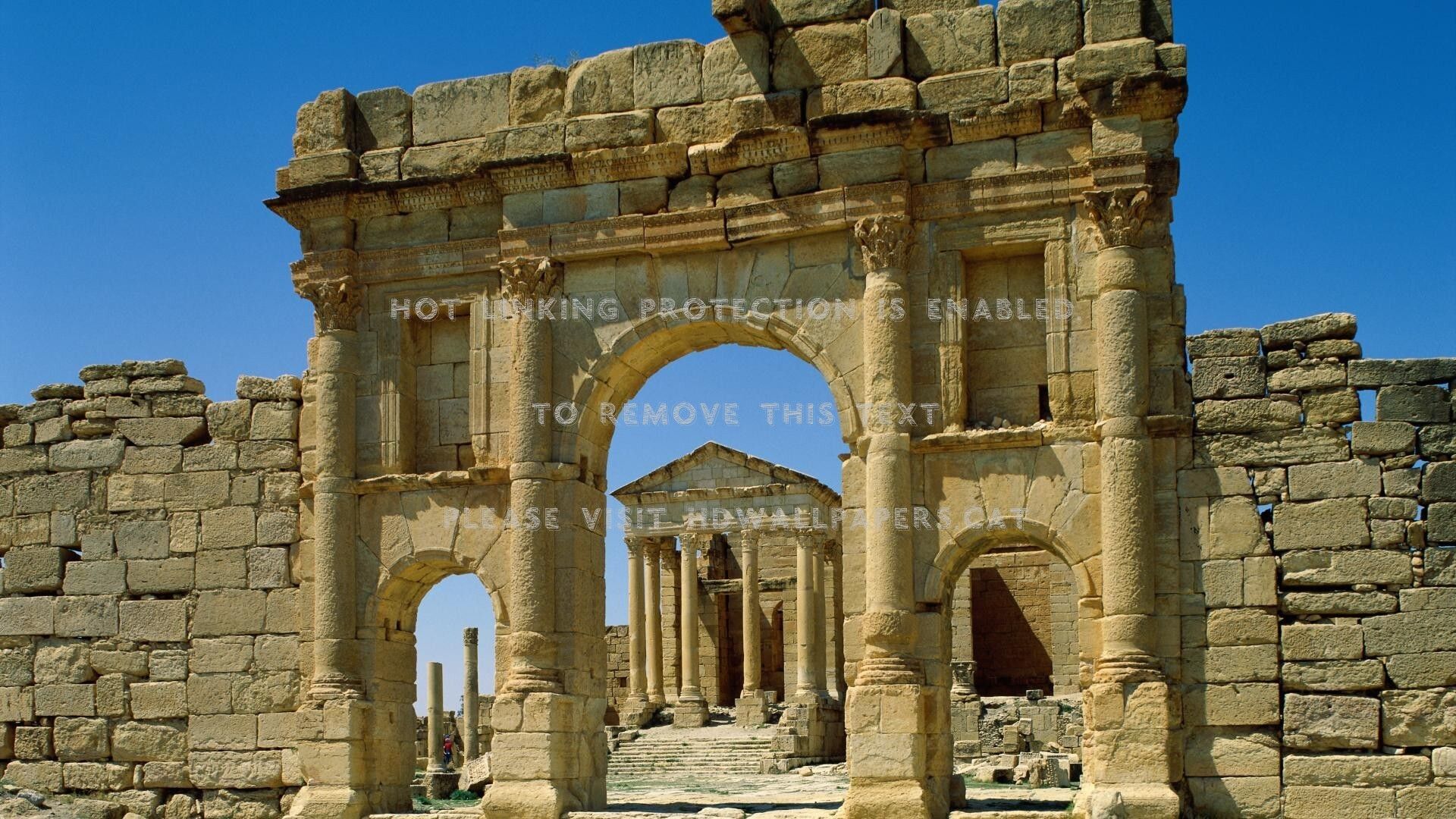 Rovine romane in Tunisia, 1920x1080 Full HD 1080p, PC