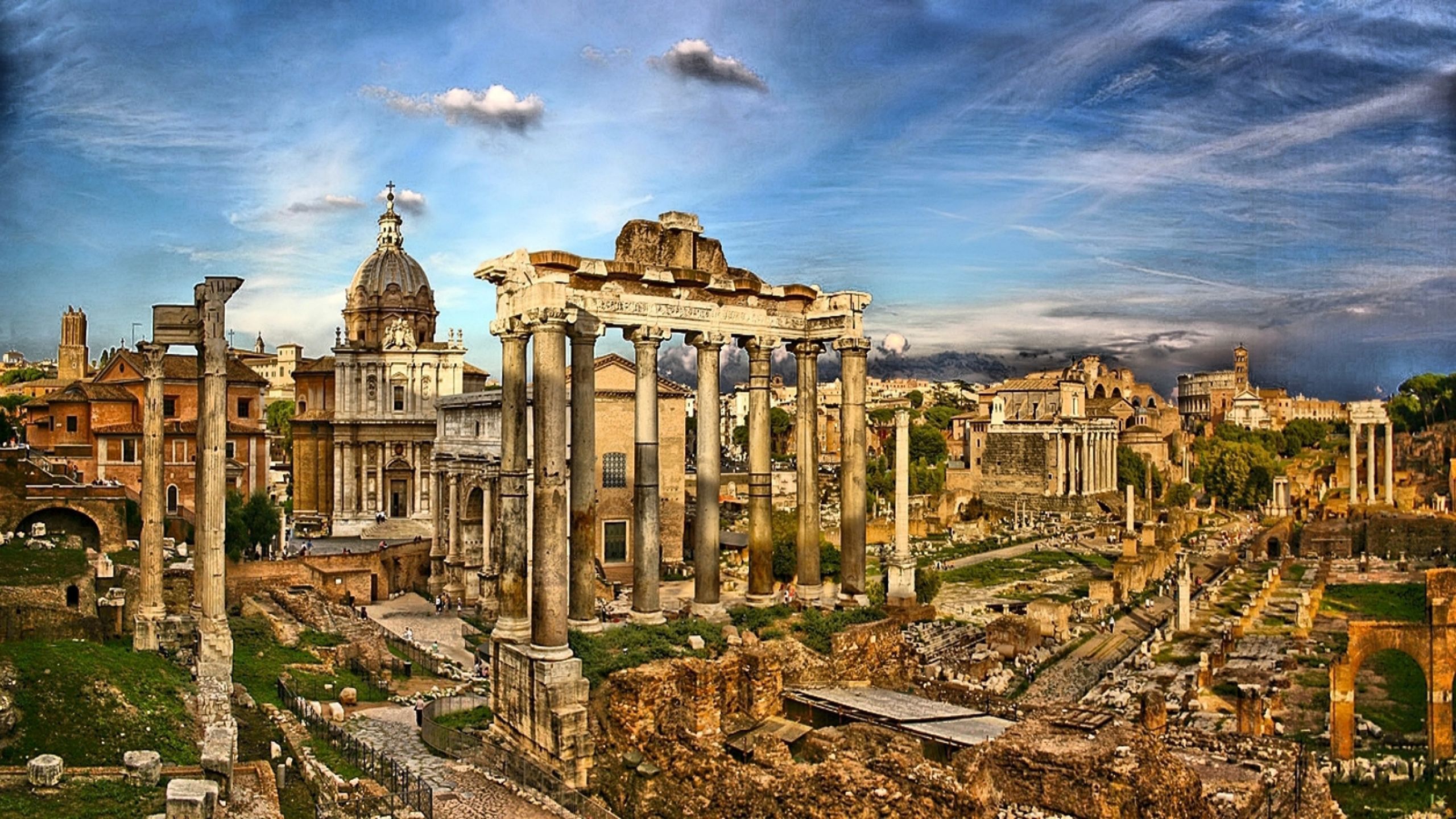 Foro Romano rovine antiche, 2560x1440 2K, Desktop