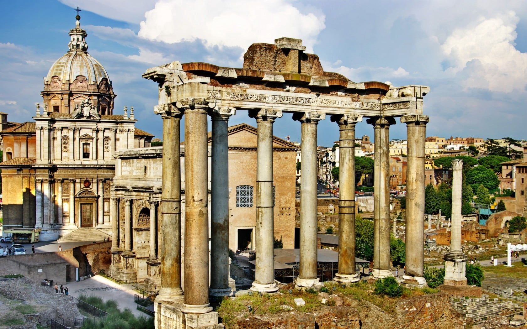 Rovine Foro Romano, Roma, 1680x1050 HD Ready, Notebook Gaming