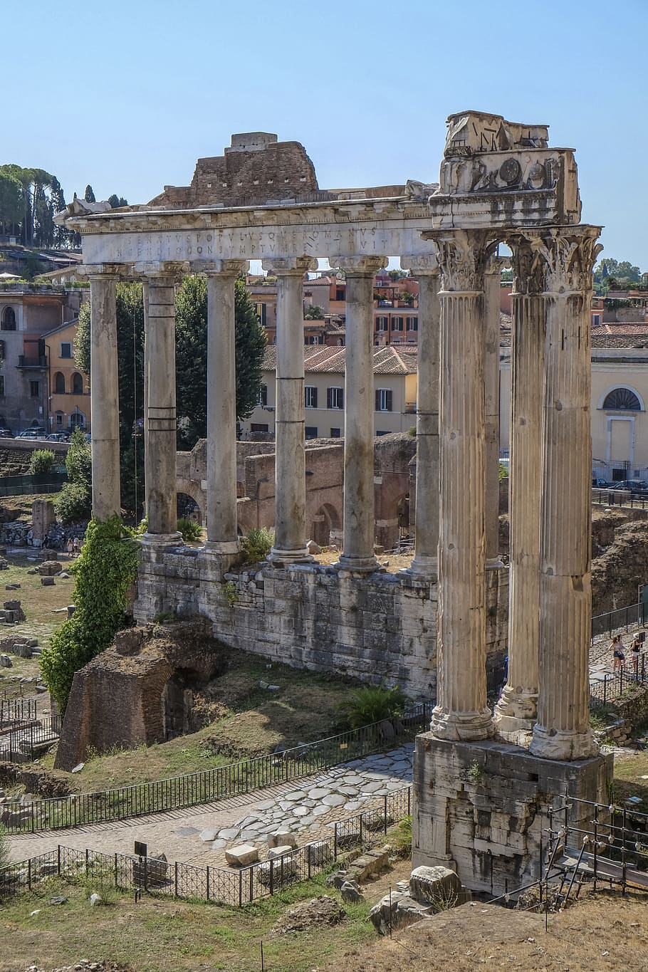 Colonne rovine Foro Romano, 910x1365 Verticale, Mobile