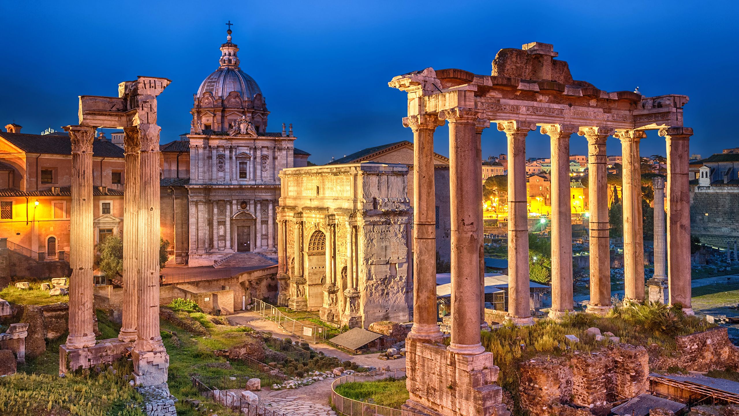 Foro Romano al tramonto, 2560x1440 2K QHD, PC
