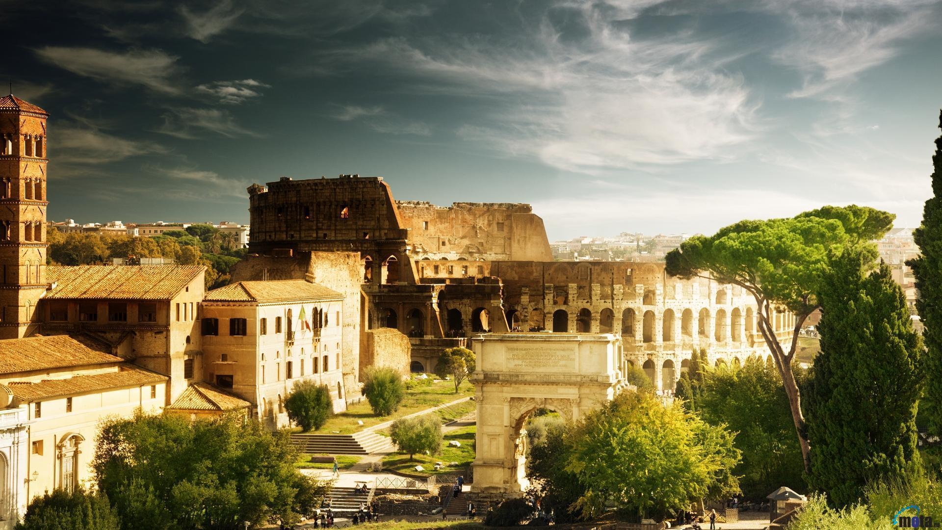 Colosseo e Foro Romano, 1920x1080 Full HD 1080p, PC Desktop