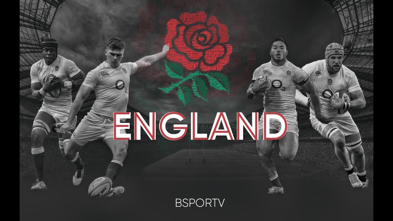Squadra rugby Inghilterra, rosa rossa, 1280x720 HD, Desktop