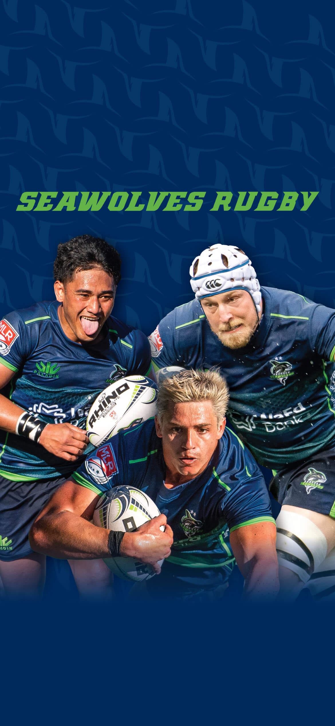 Giocatori rugby Seawolves, 1170x2532 Full HD Verticale, Smartphone
