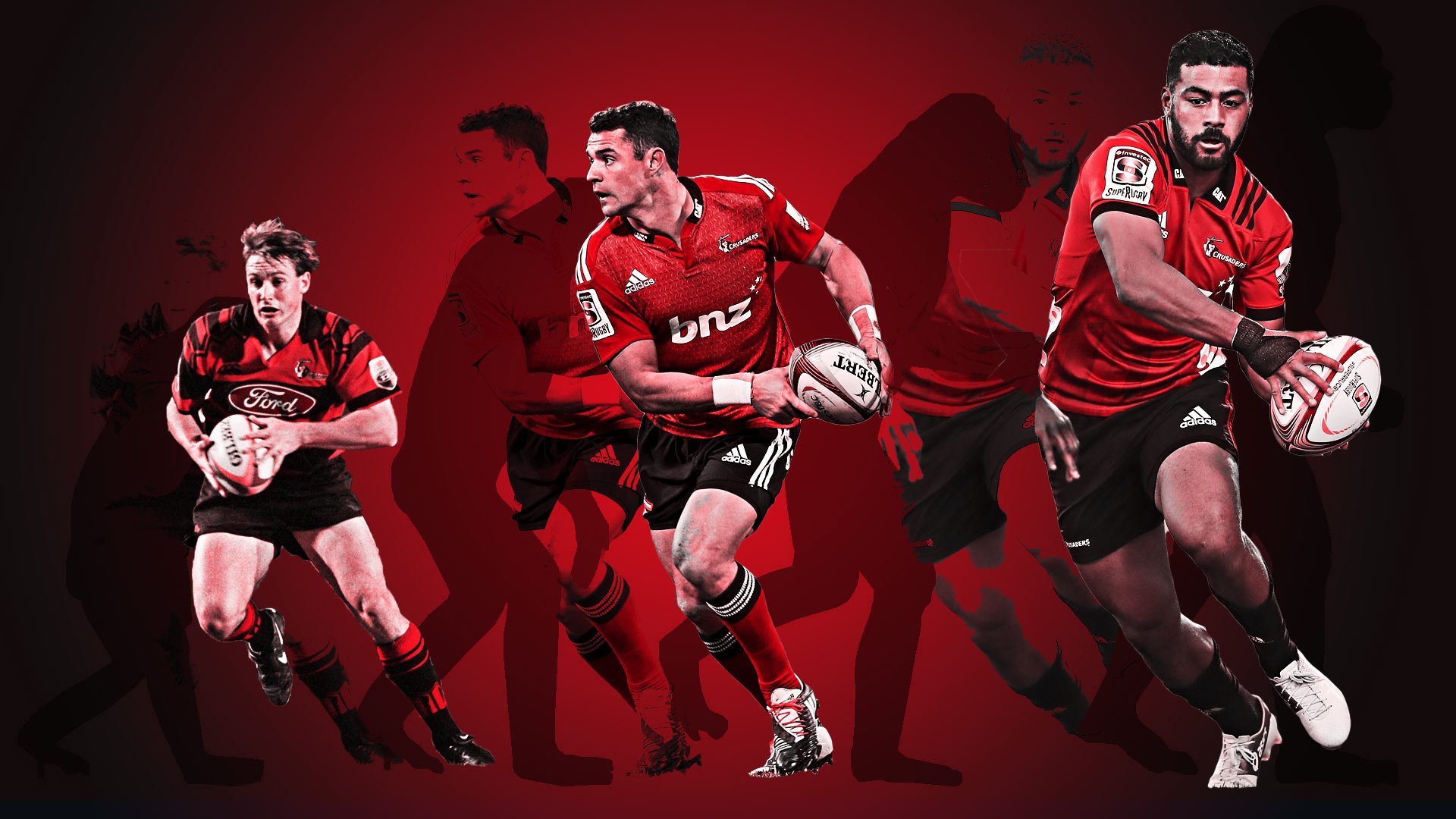 Giocatori rugby maglia rossa nera, 1920x1080 1080p, Laptop