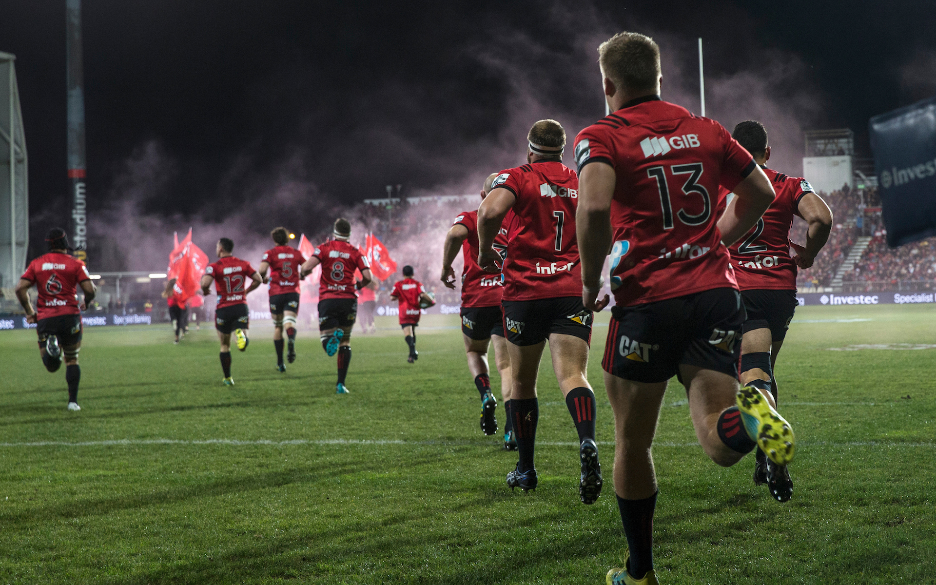 Squadra rugby maglie rosse campo, 1920x1200 Full HD+ WUXGA, PC