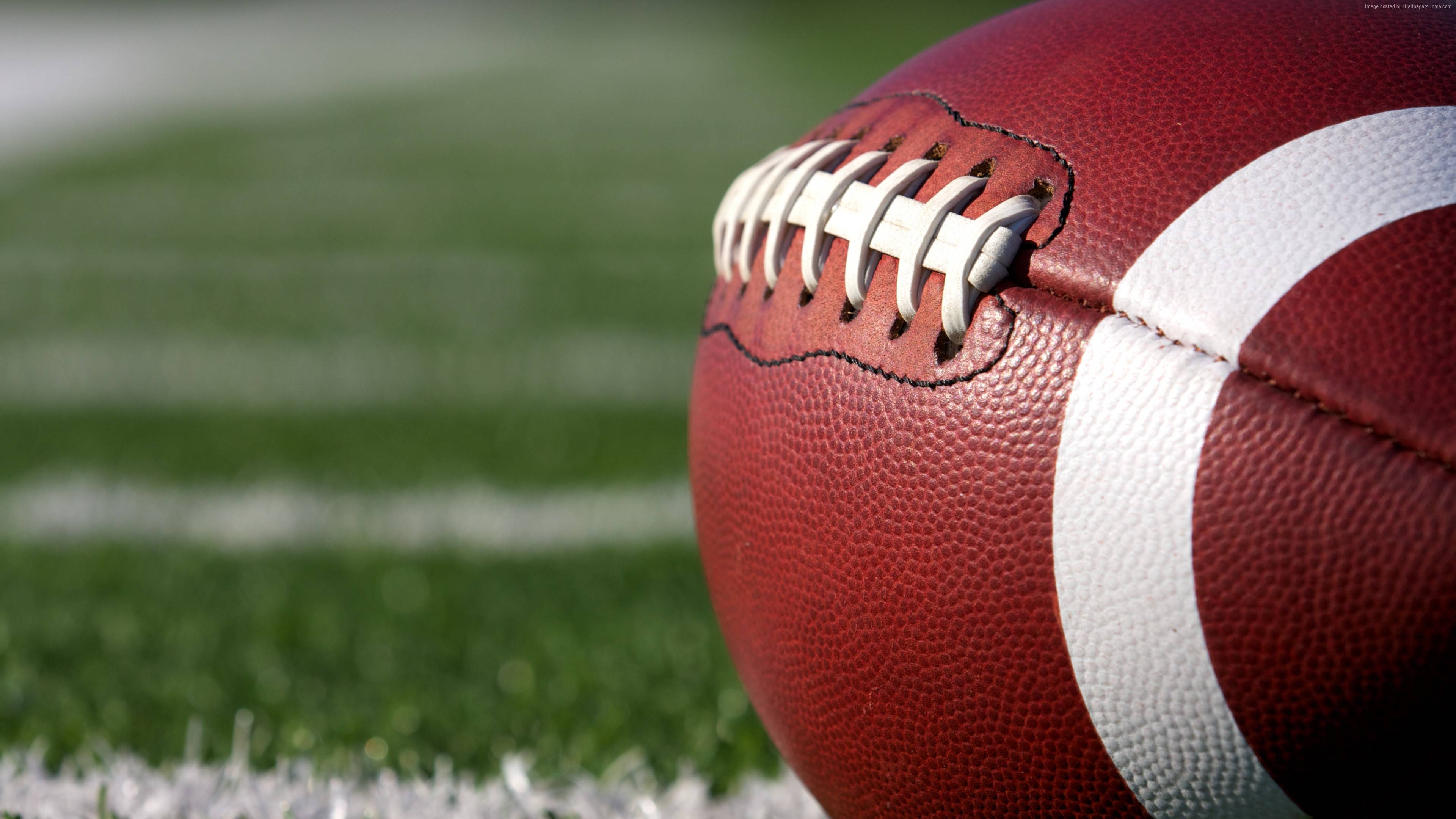 Pallone da football americano campo, 3840x2160 Ultra HD, 4K TV