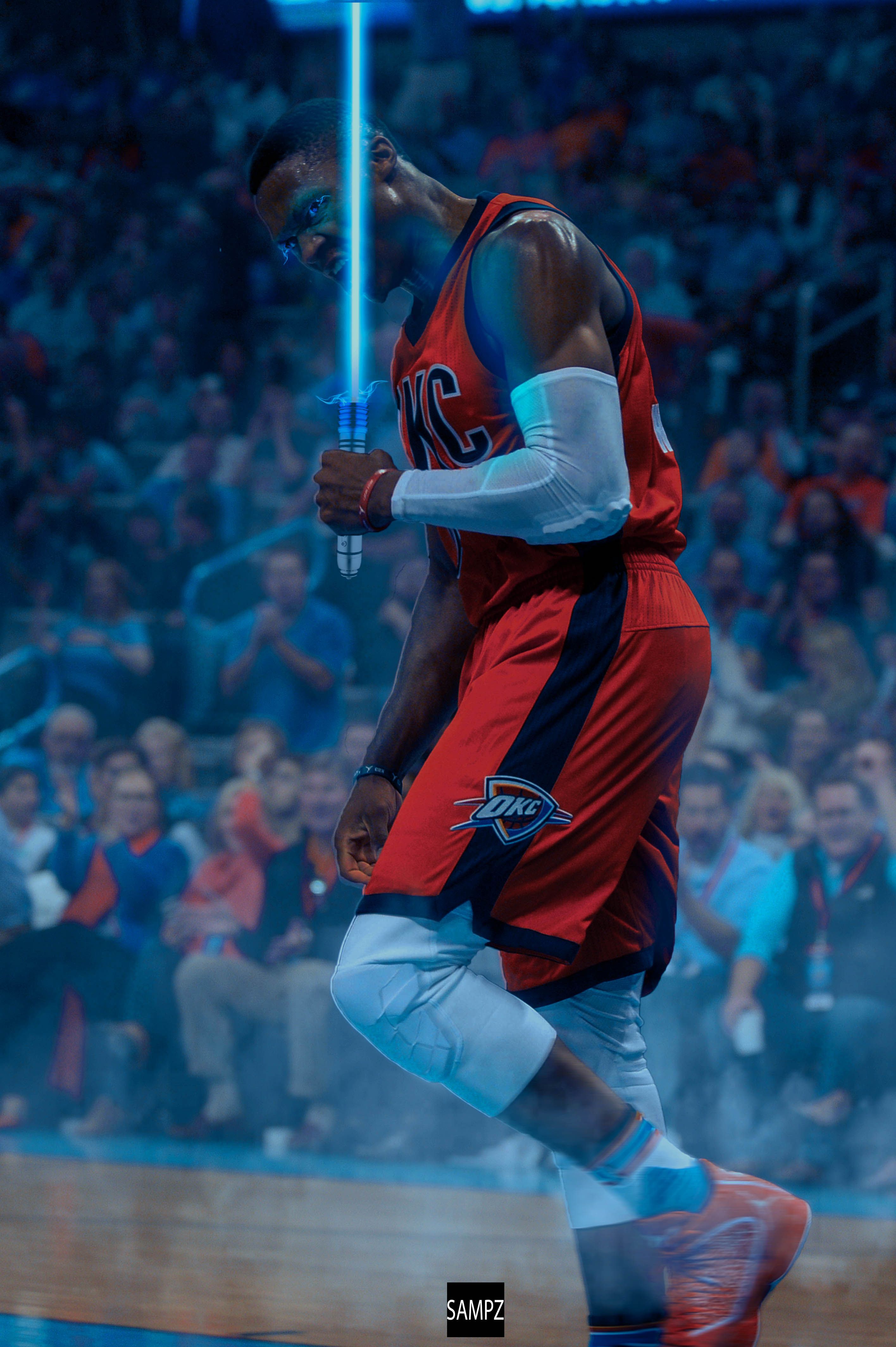 Russell Westbrook Thunder basket, 2832x4256 Full HD Verticale, iPhone Pro