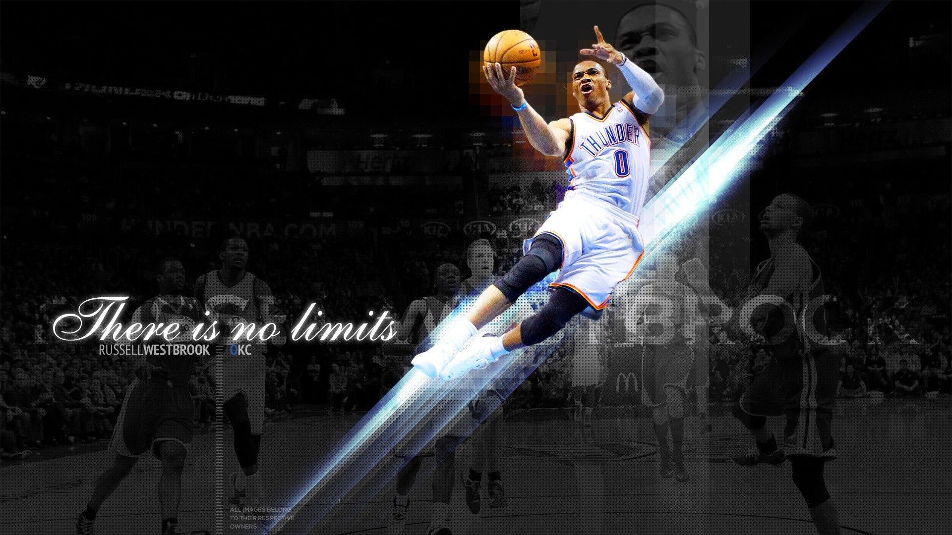 Russell Westbrook basket schiacciata, 1920x1080 Full HD 1080p, Desktop