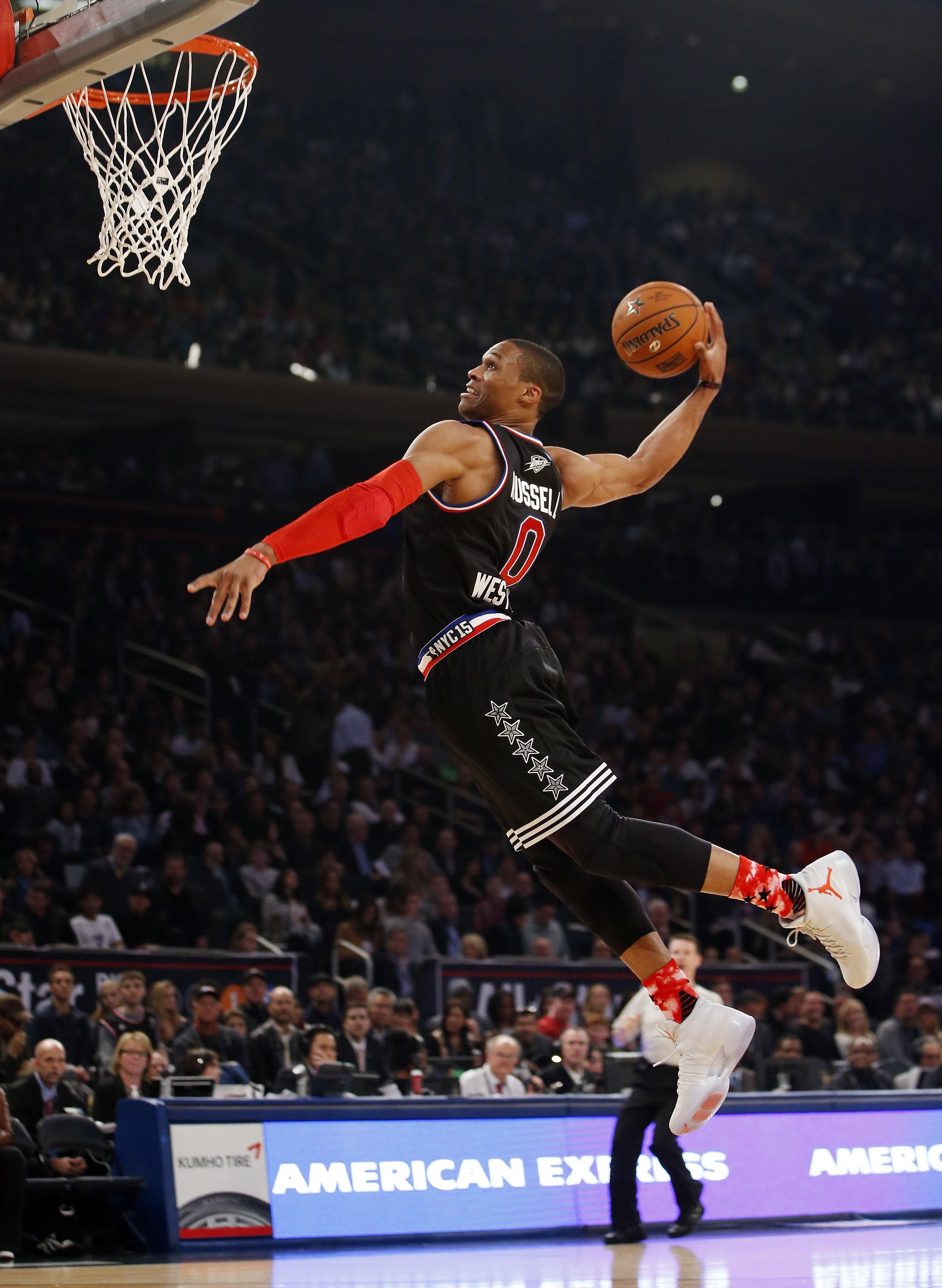 Russell Westbrook schiacciata basket, 3014x4122 Full HD Verticale, iPhone Pro