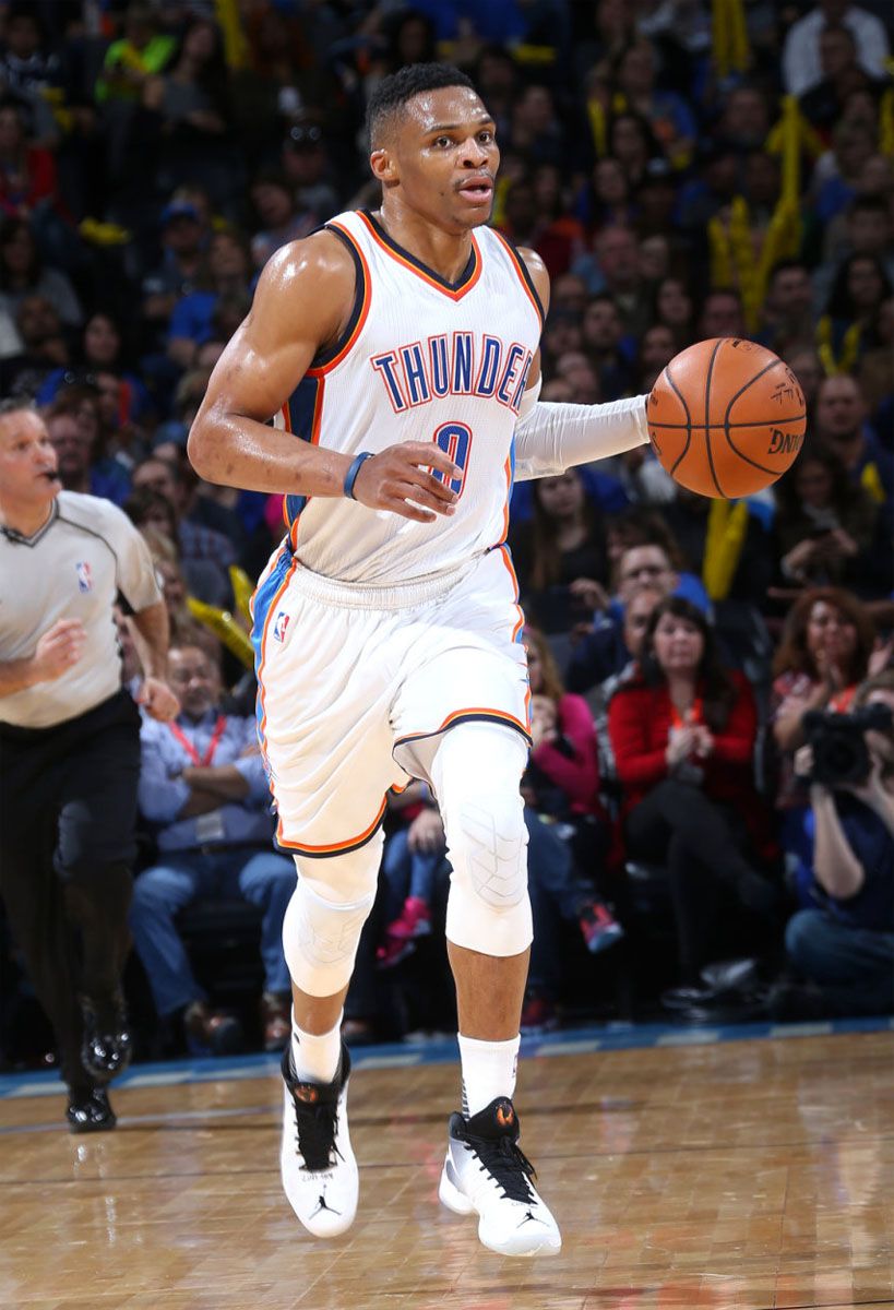 Russell Westbrook Thunder in campo, 819x1200 Full HD Verticale, iPhone Plus