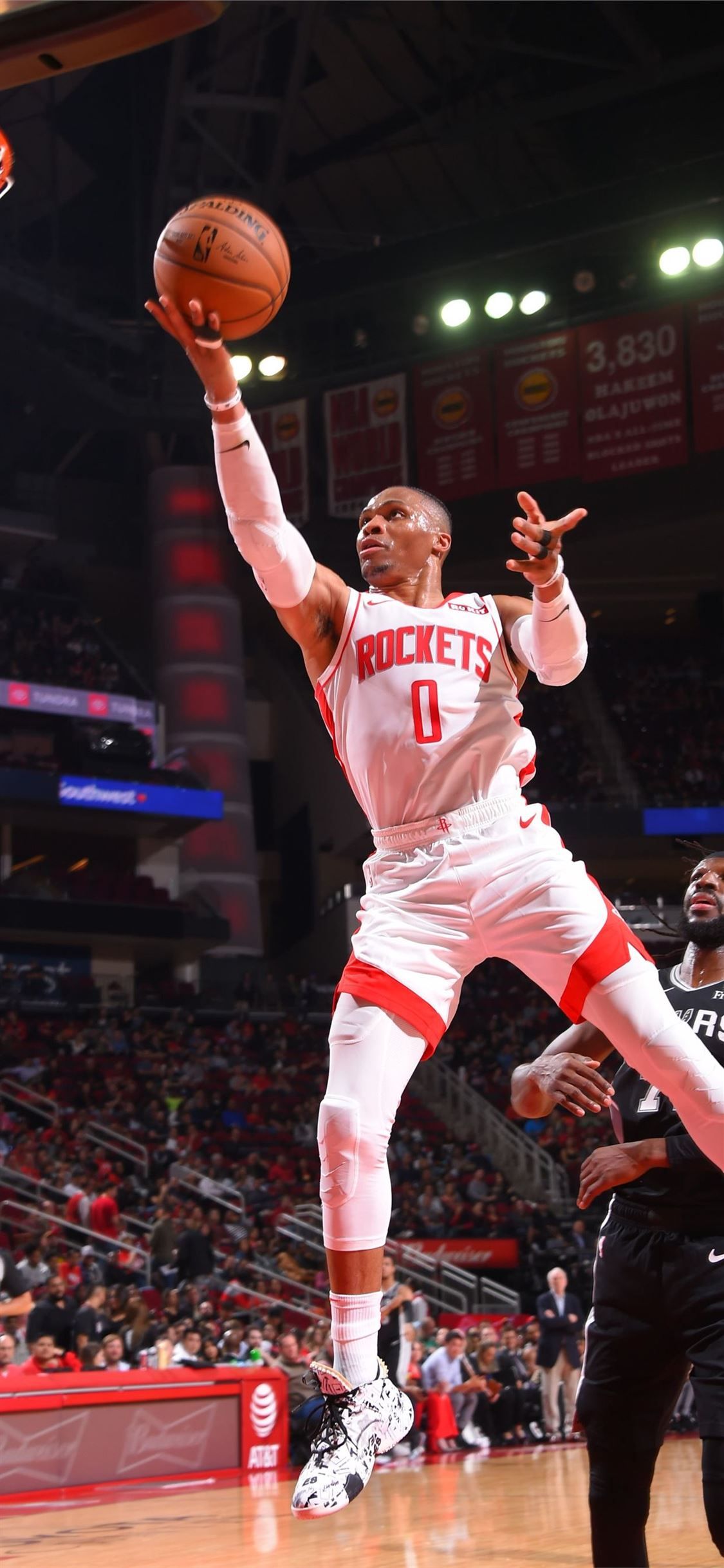 Russell Westbrook Rockets basket, 1125x2436 Full HD Verticale, iPhone
