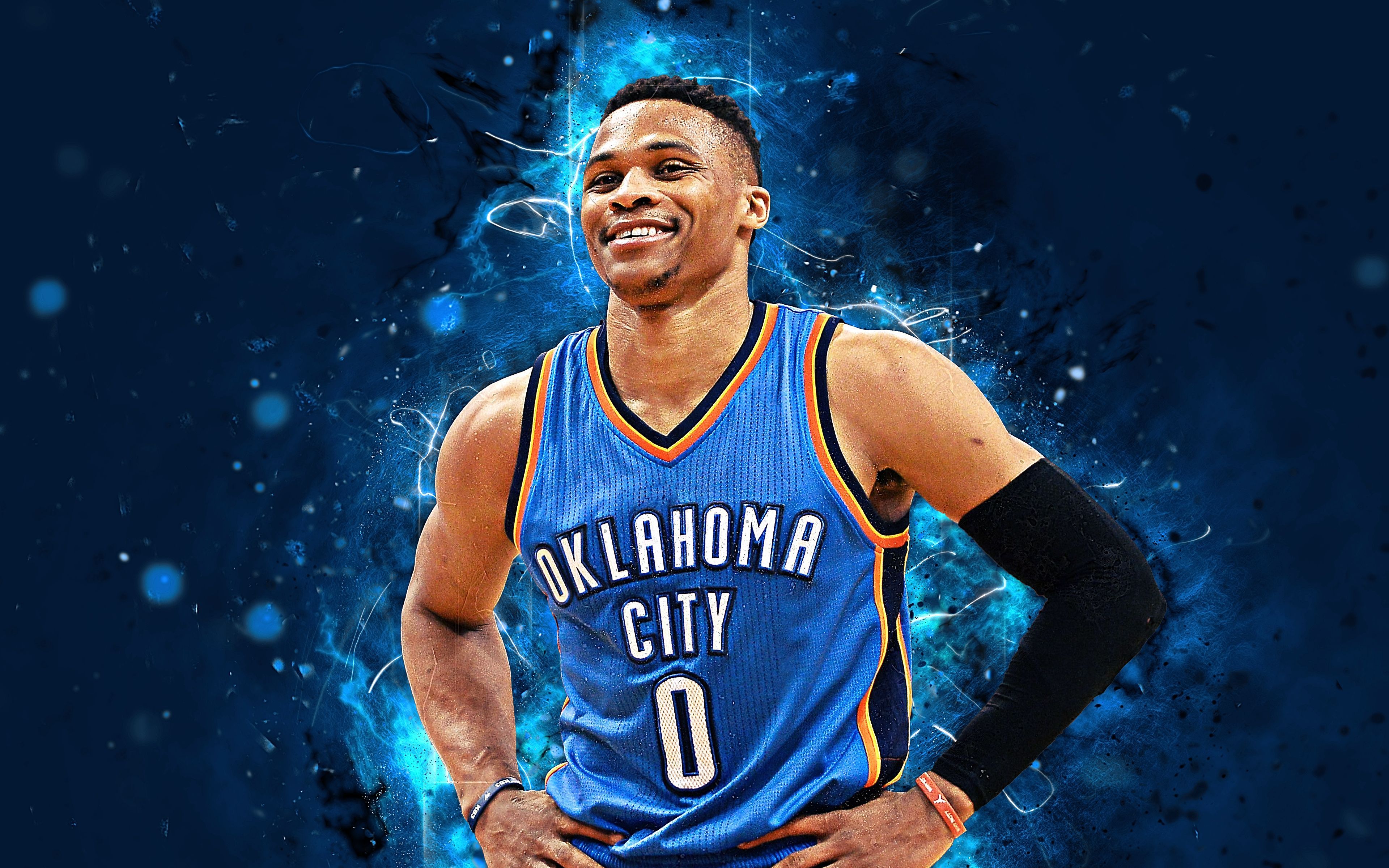 Russell Westbrook Oklahoma City, 3840x2400 UHD, PC 4K