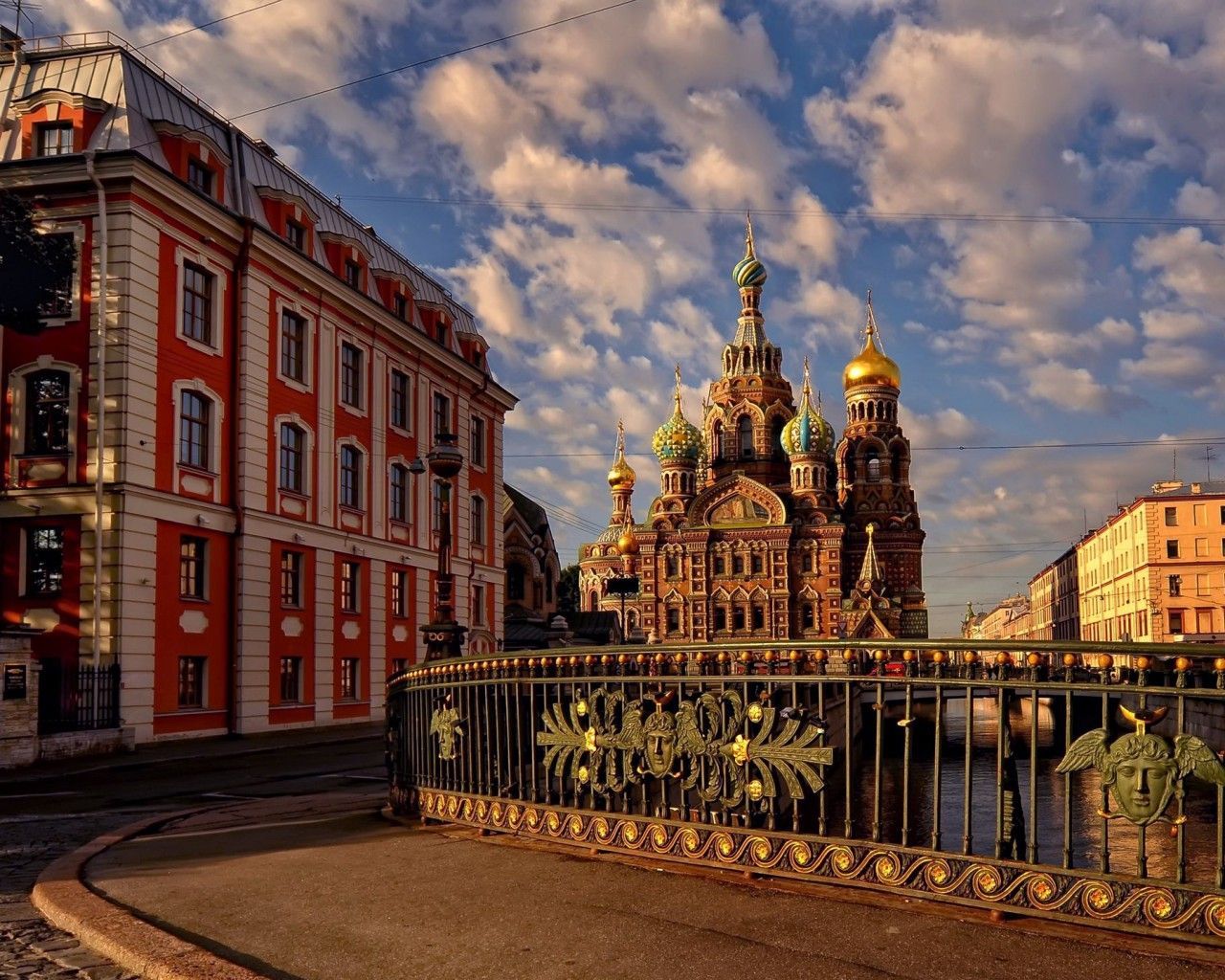Cattedrale San Pietroburgo Russia canale, 1280x1024 720p, PC