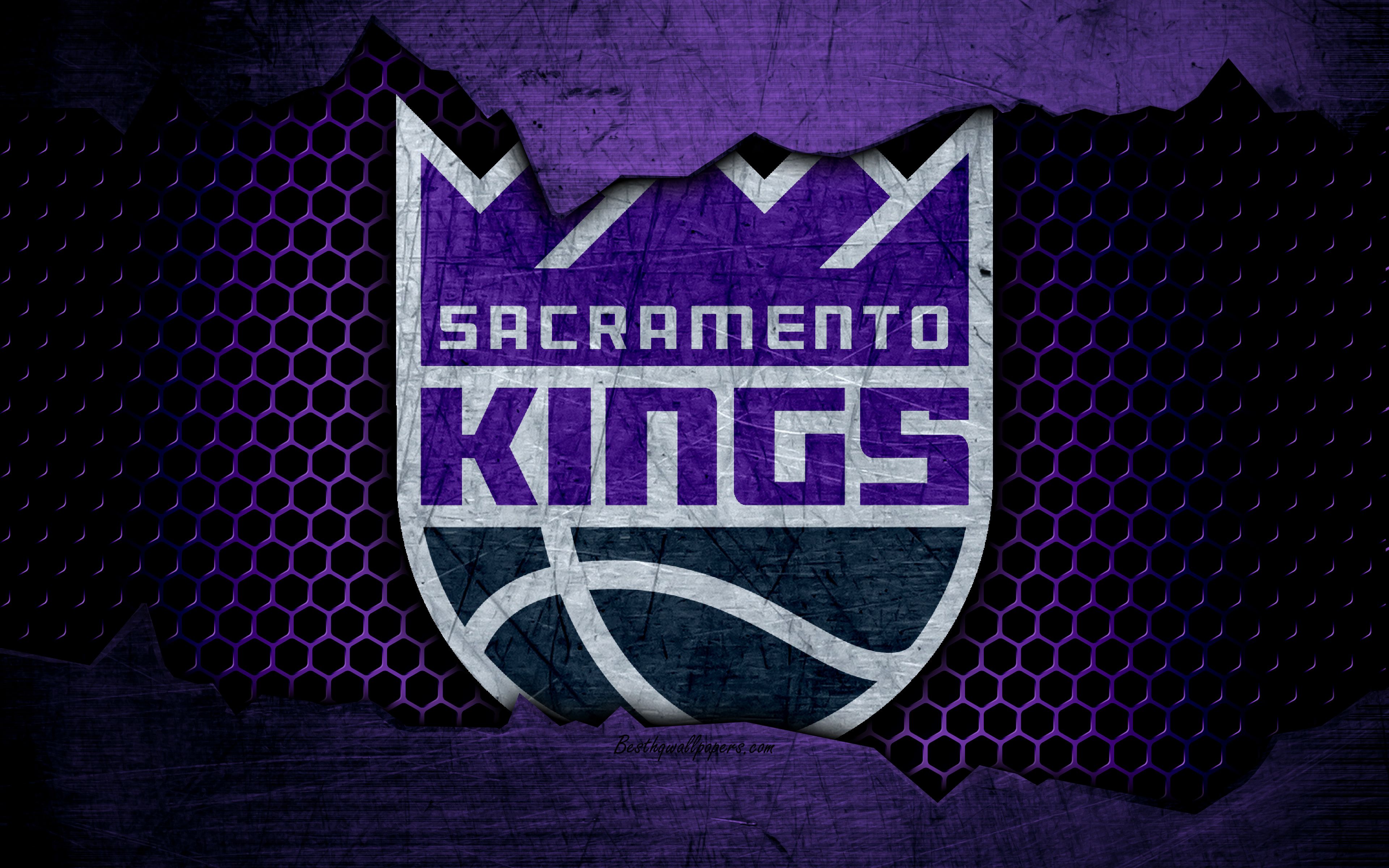 Logo Sacramento Kings basket, 3840x2400 Ultra HD, 4K TV