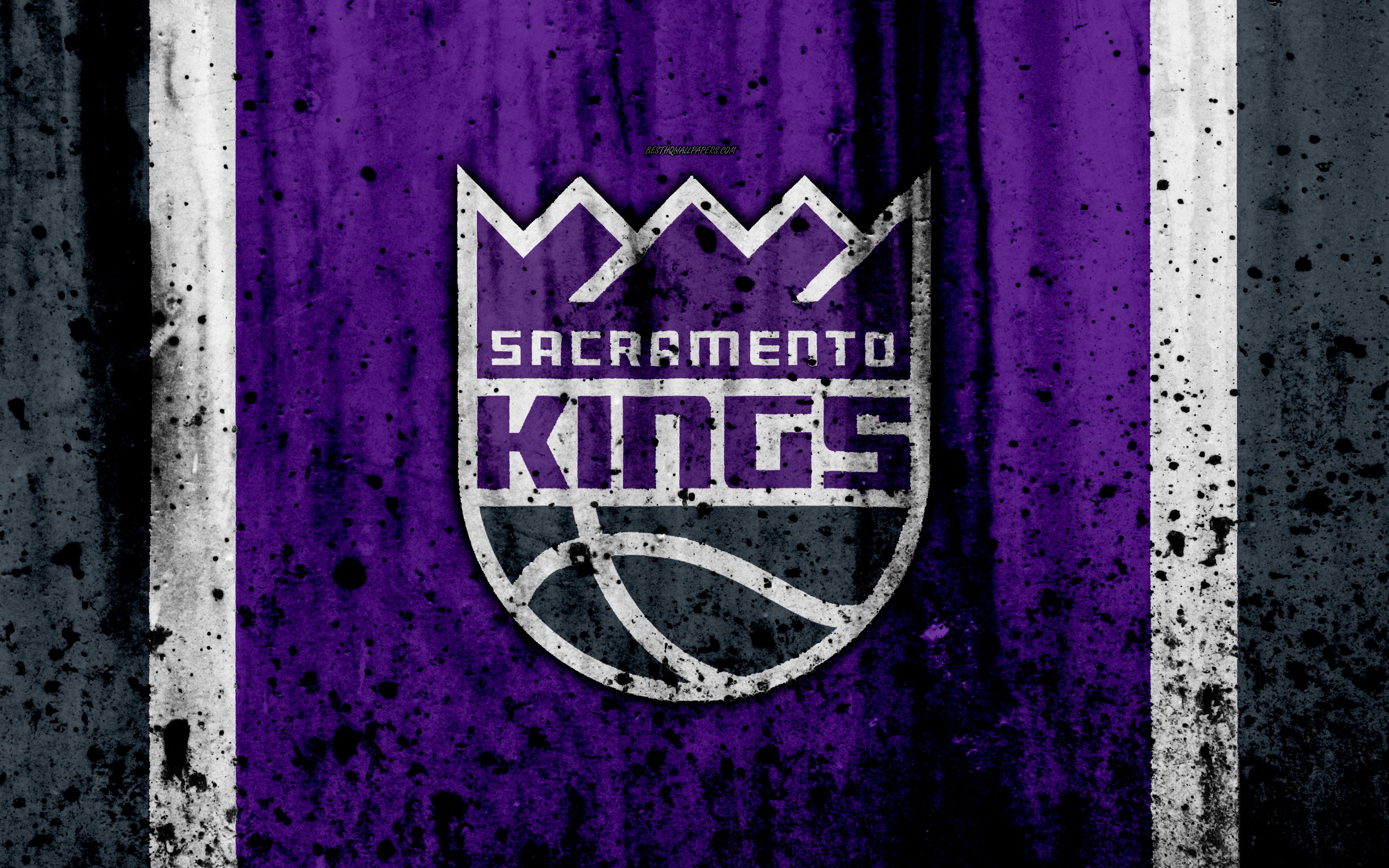 Logo Sacramento Kings viola, 3840x2400 4K Ultra HD, Smart TV 4K