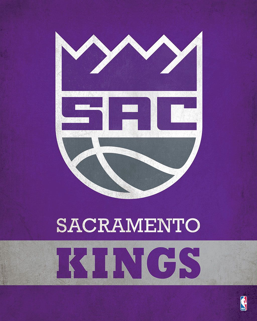 Logo Sacramento Kings NBA, basket americano, 1024x1280 Full HD Verticale, Smartphone