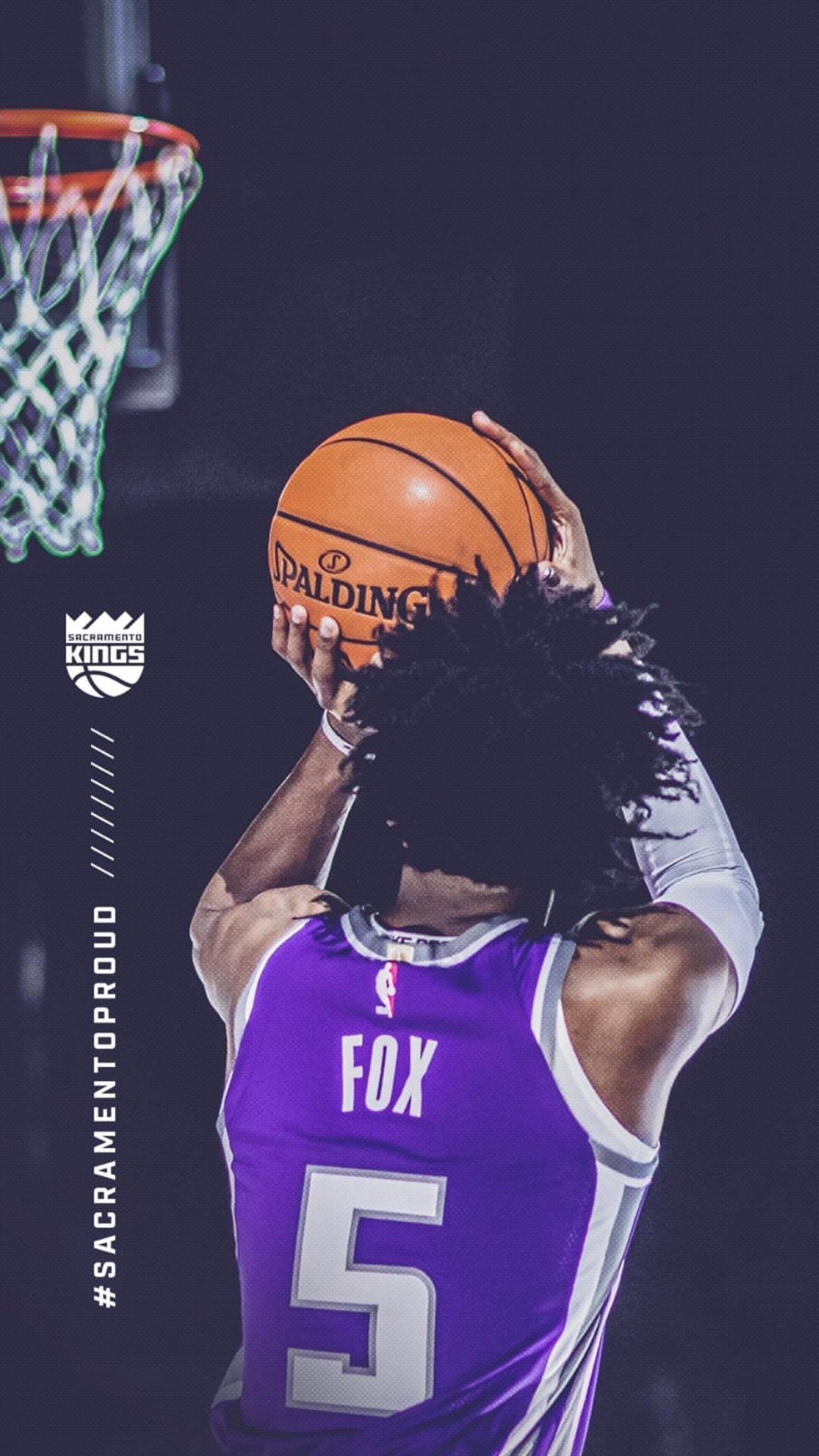 Giocatore Fox Sacramento Kings, 1242x2208 Full HD Verticale, iPhone