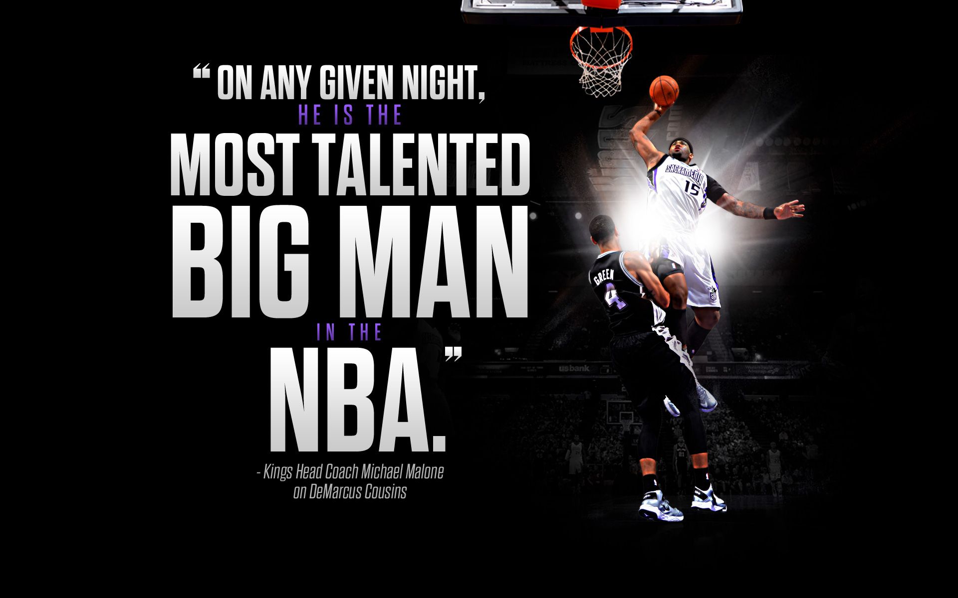 Giocatore NBA schiacciata Sacramento Kings, 1920x1200 Full HD+, iMac