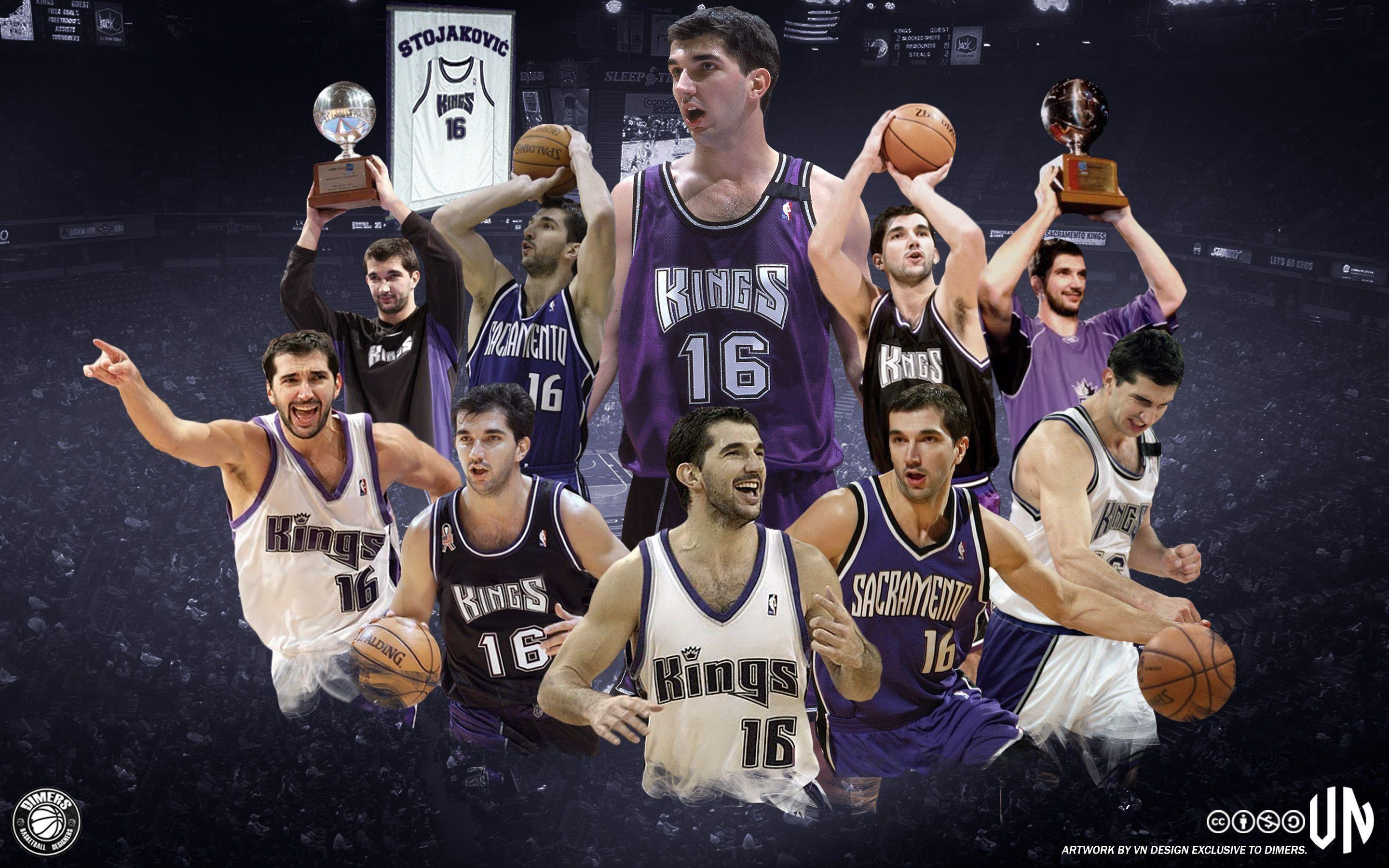Giocatore basket Sacramento Kings collage, 2880x1800 WQXGA, Desktop
