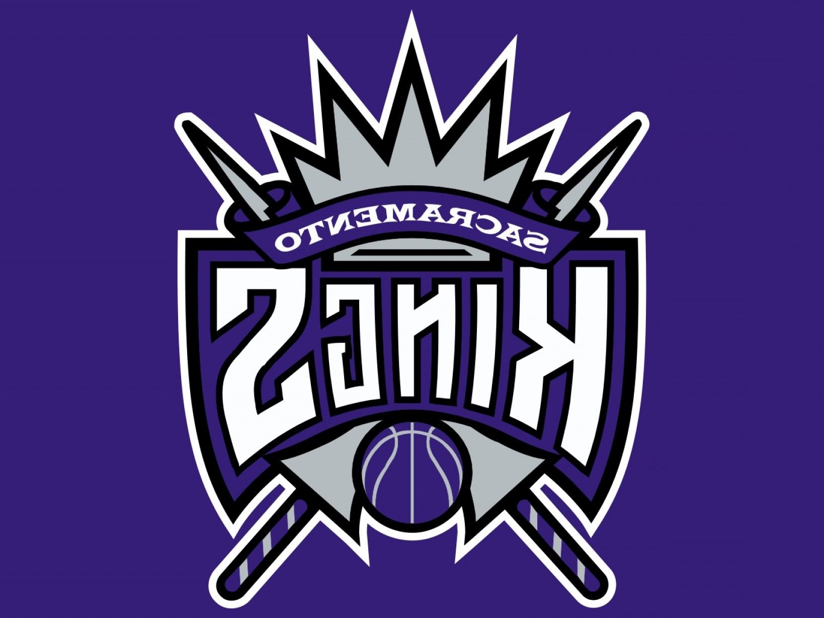 Logo Sacramento Kings viola, 1638x1228 HD, Laptop