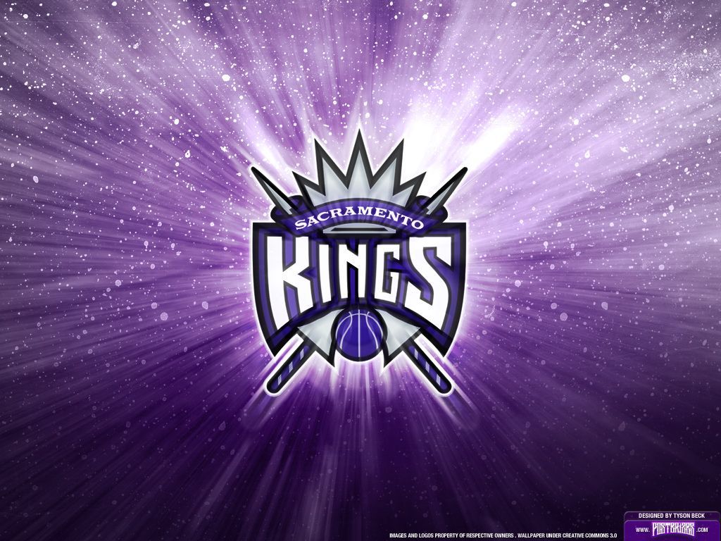 Logo Sacramento Kings viola, 1024x768 HD, Desktop