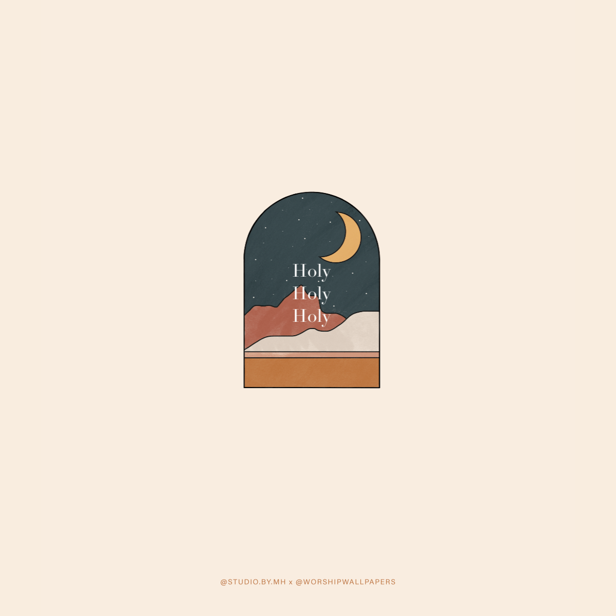 Illustrazione arco Holy Holy Holy, 1200x1200 HD, PC