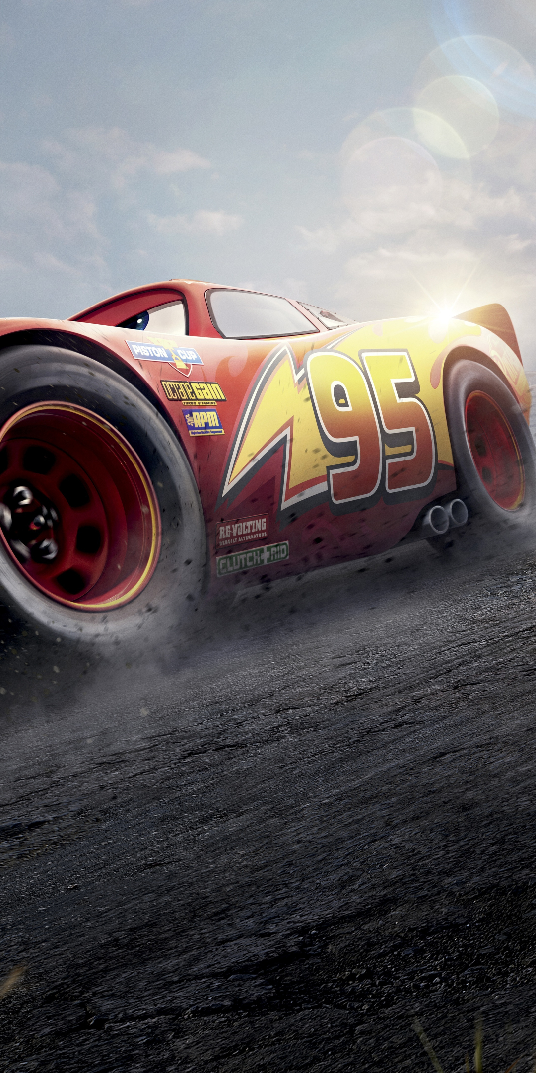 Saetta McQueen Cars 3, 1080x2160 Verticale, Android