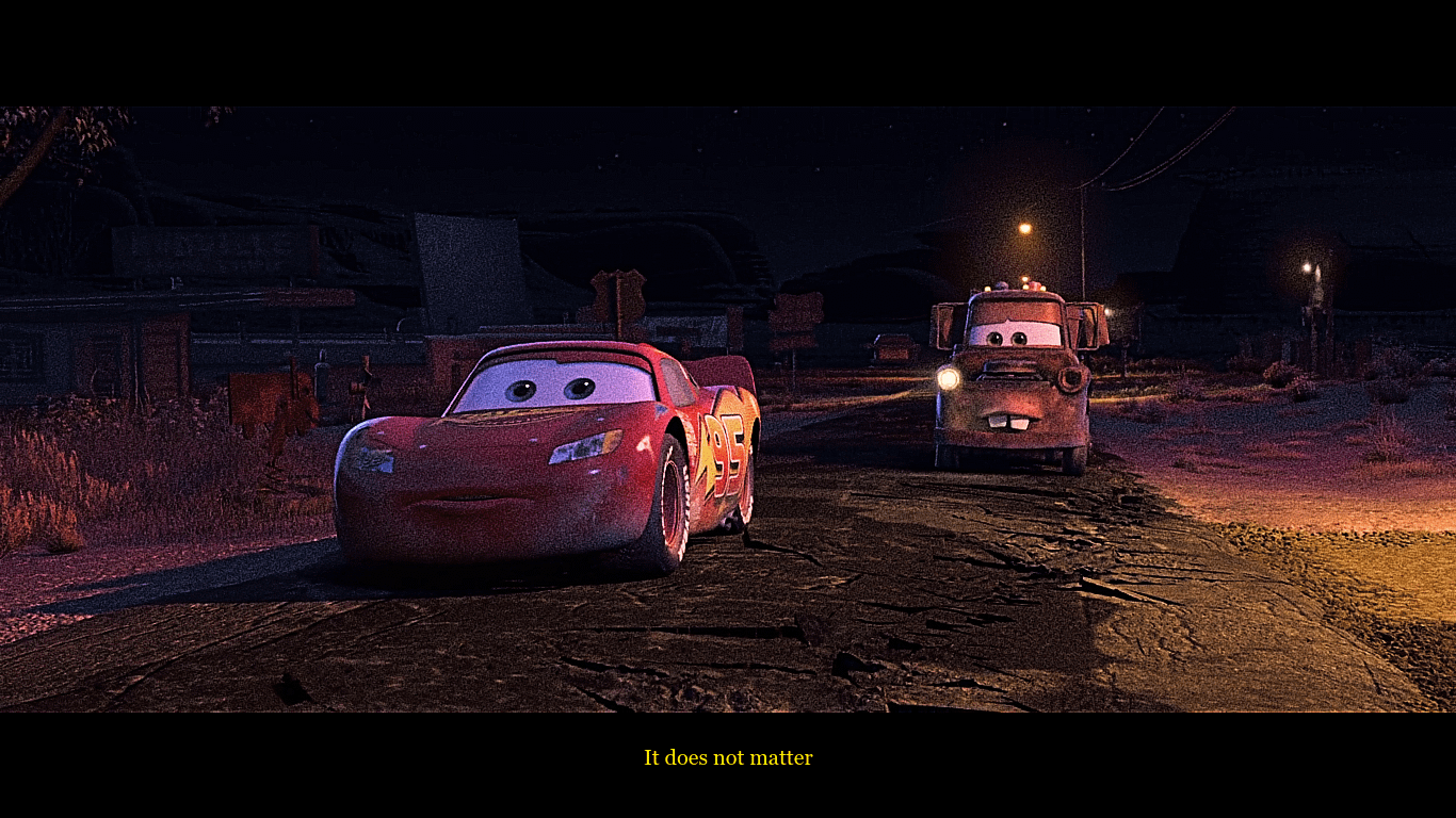 Saetta McQueen e Cricchetto notte, 1366x768 720p, Laptop