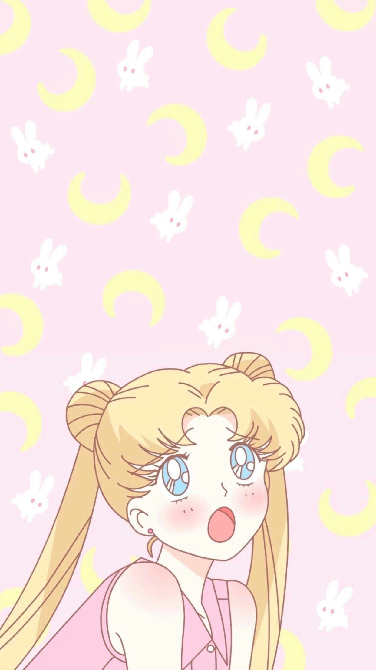 Sailor Moon Usagi Tsukino kawaii, 1242x2208 Verticale, Mobile