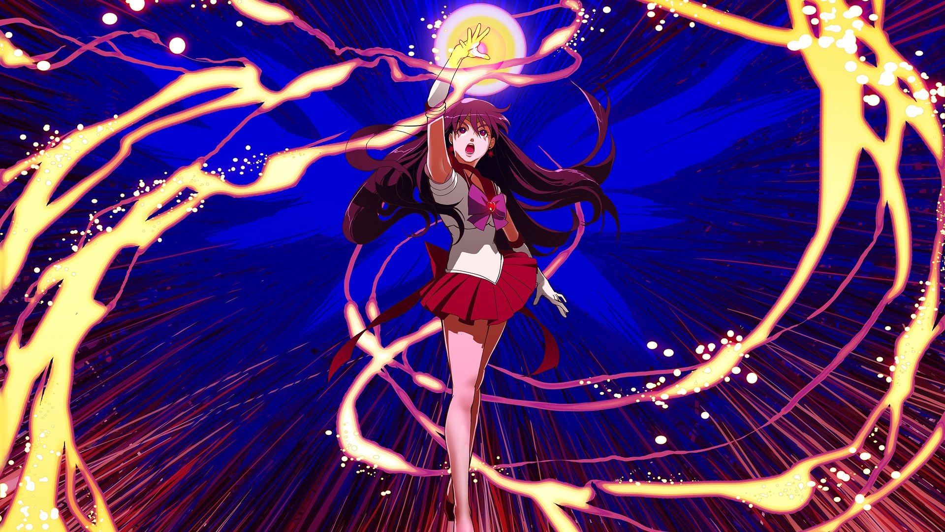 Sailor Moon trasformazione energia dorata, 1920x1080 Full HD 1080p, Desktop