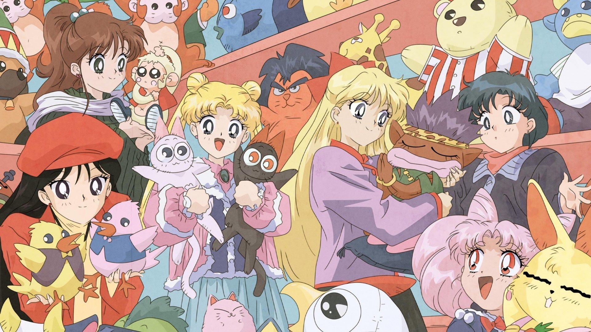 Sailor Moon personaggi gruppo anime, 1920x1080 Full HD 1080p, Laptop