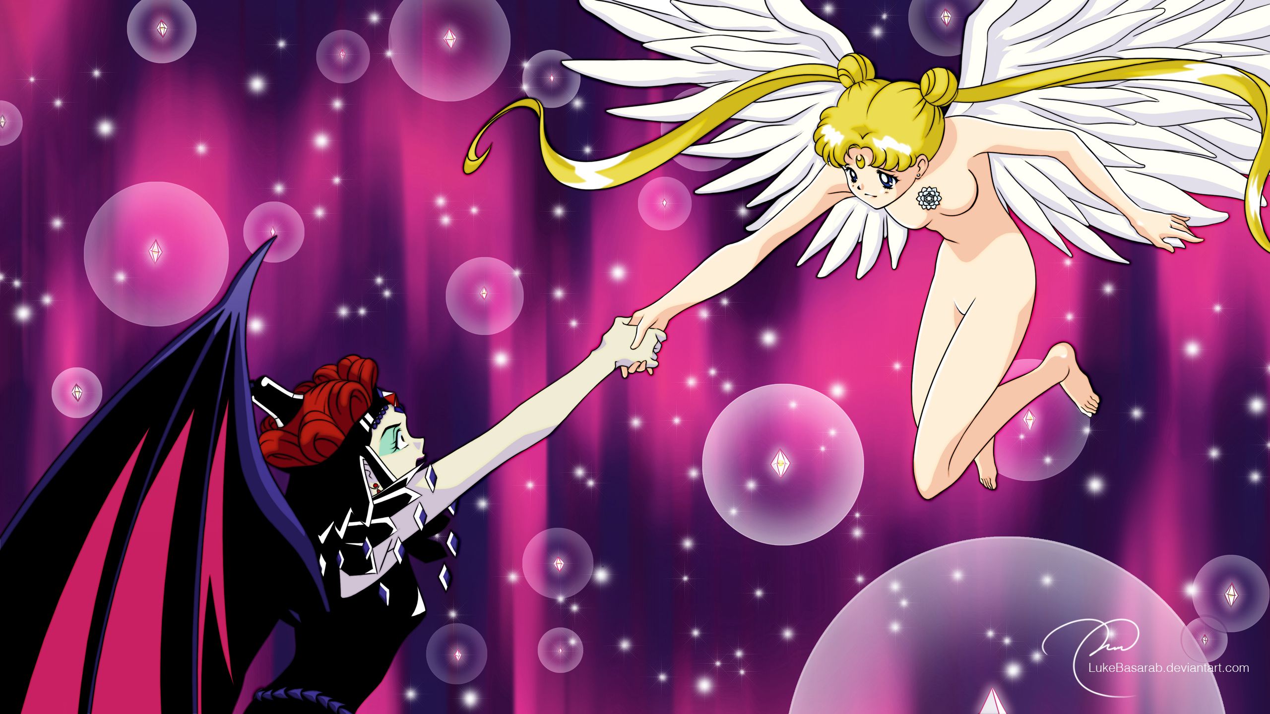 Sailor Moon angelo alato, 2560x1440 1440p, Monitor Gaming