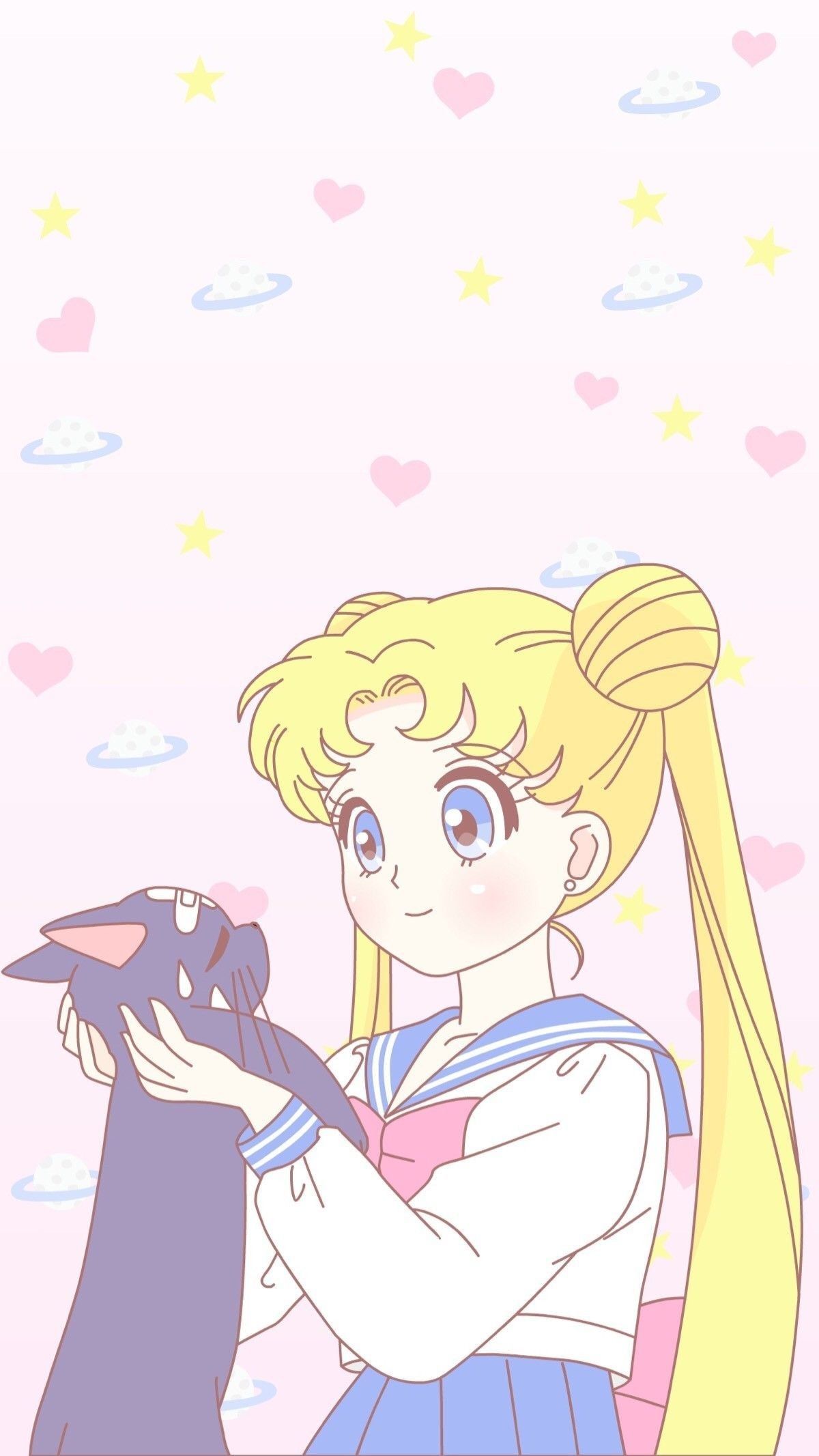 Sailor Moon con Luna gatta, 1200x2133 Verticale, OnePlus