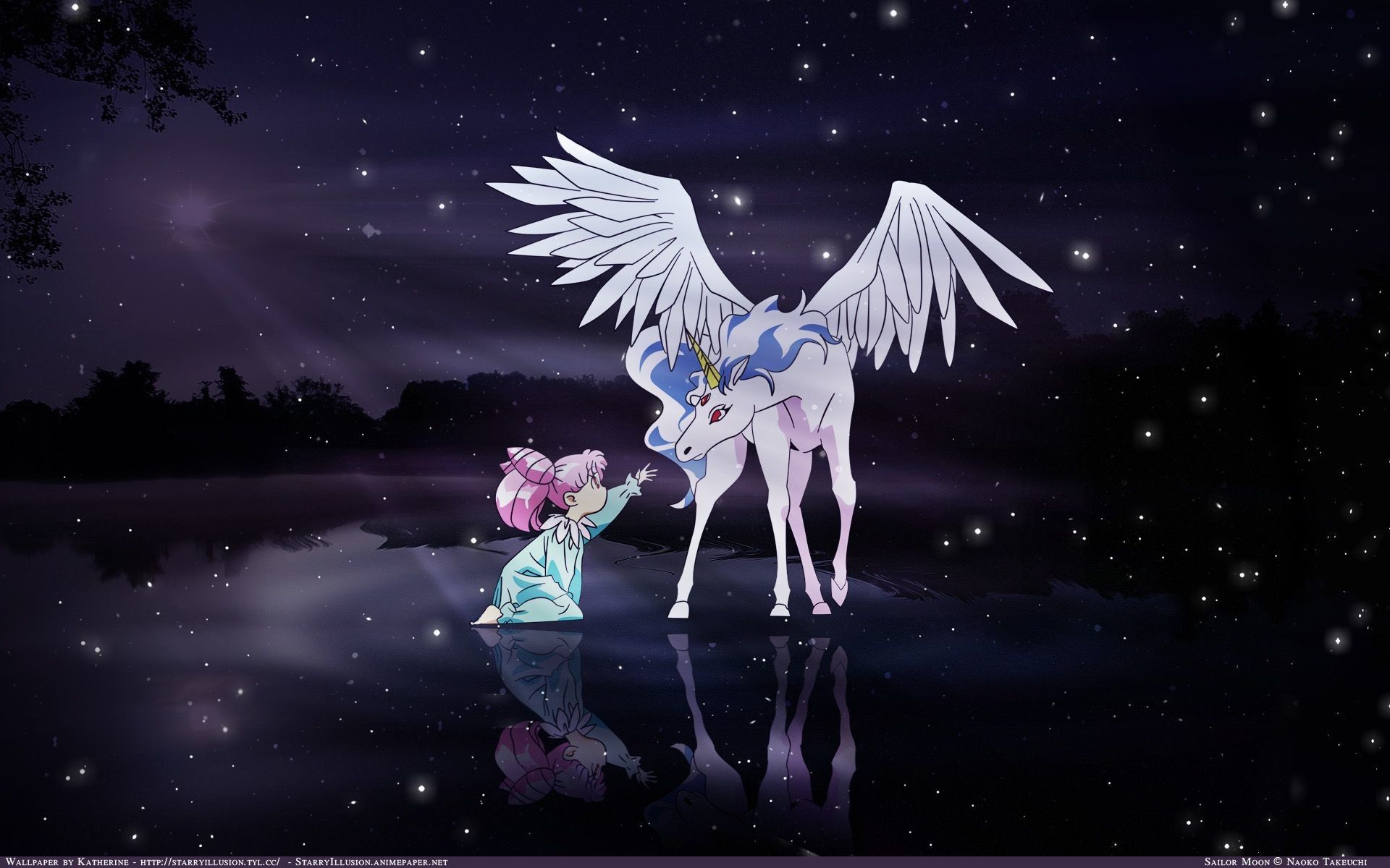 Sailor Moon con pegaso alato, 1920x1200 Full HD+ WUXGA, iMac