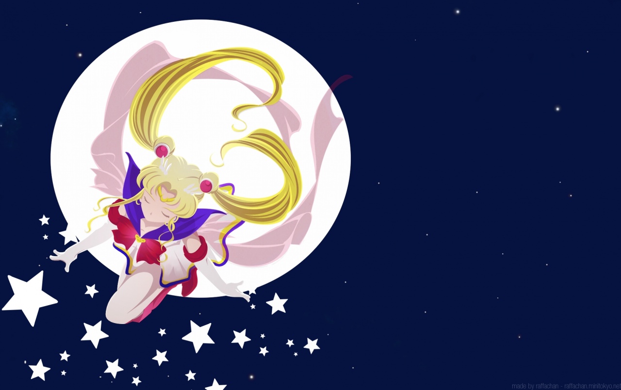Sailor Moon luna stellata, 1280x804 720p, PC