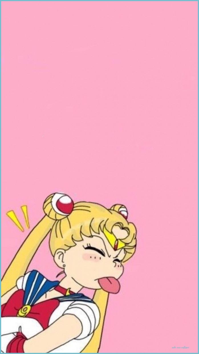 Sailor Moon sfondo rosa, 698x1241 Verticale, Android