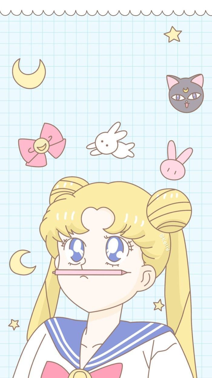 Sailor Moon pastello kawaii, 700x1244 Full HD Verticale, Google Pixel