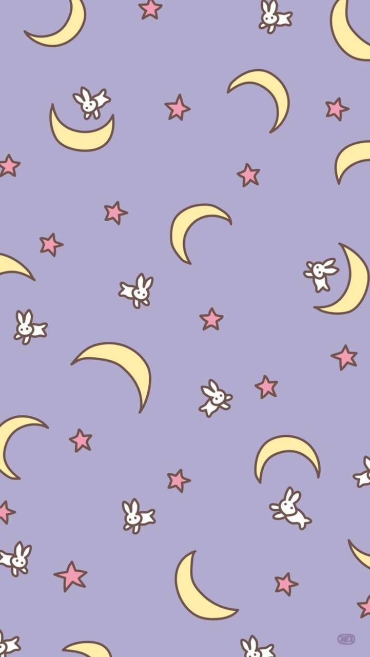 Sailor Moon lune conigli stelle, 721x1280 Verticale, Mobile