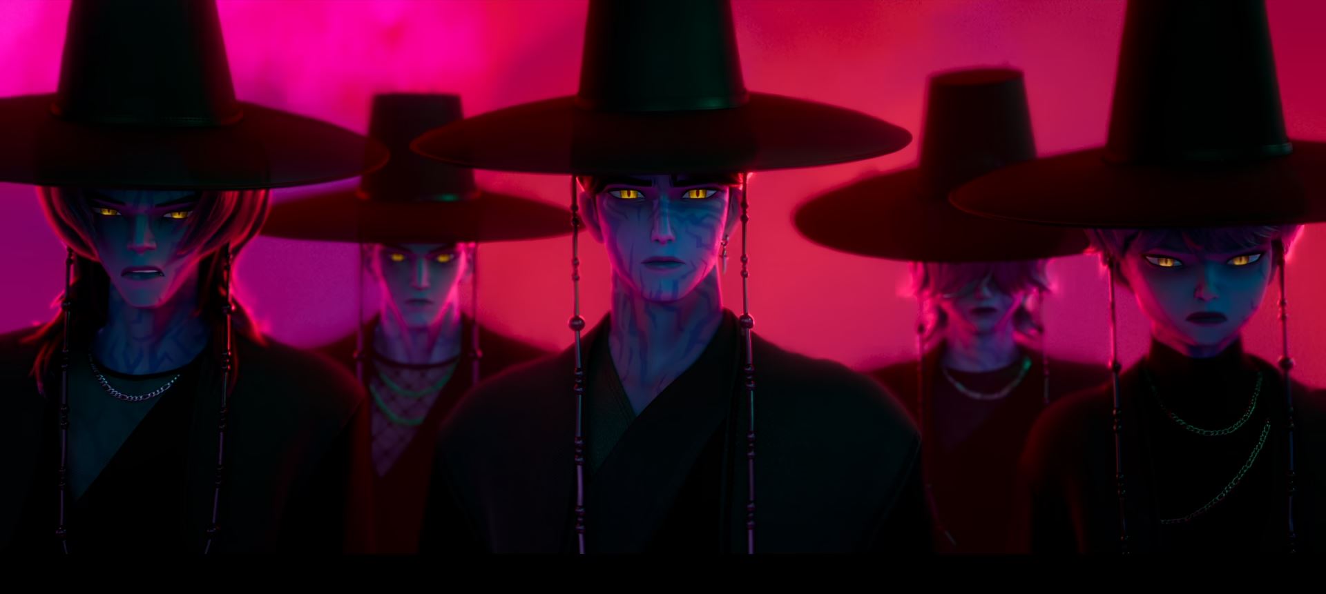 Saja Boys cappelli neri rosa, 1920x861 21:9, PC Desktop