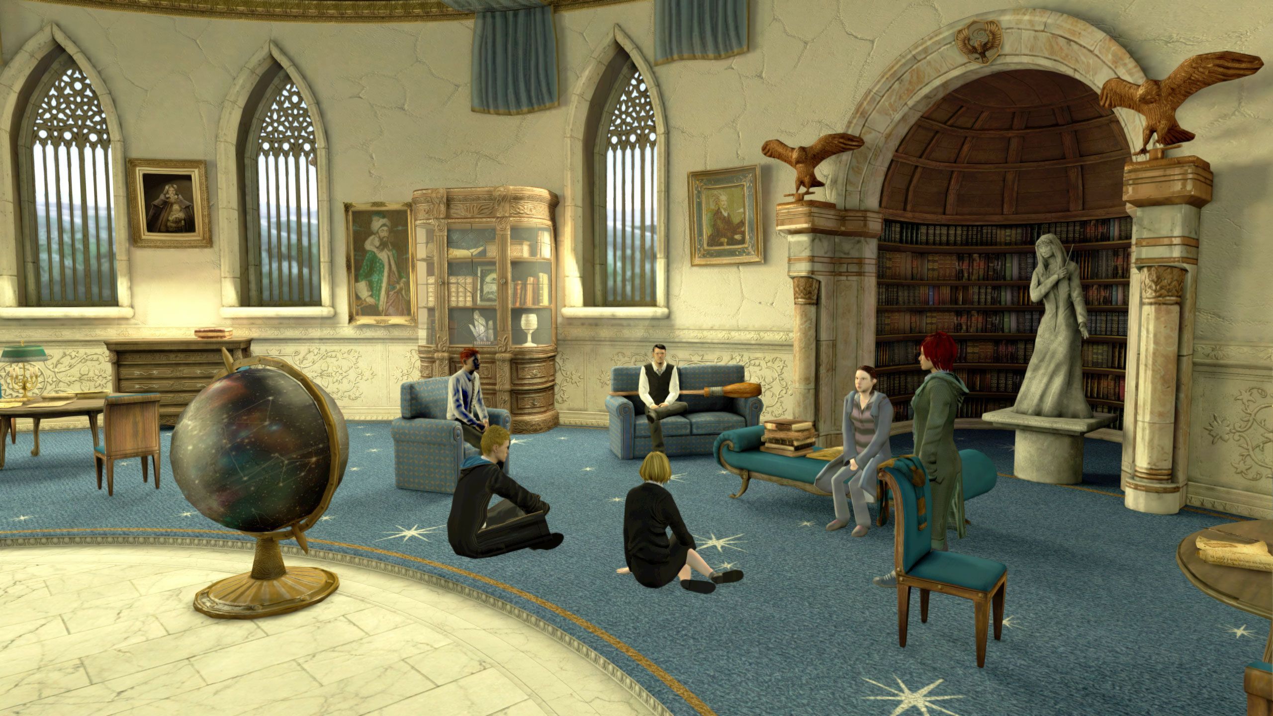 Sala Comune Corvonero Hogwarts, 1280x720 HD, PC Desktop