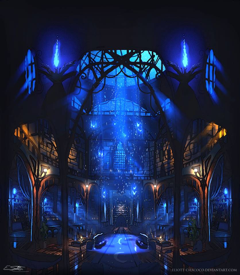 Sala Comune Corvonero Hogwarts, scuola di magia, 2685x1391 1440p, Desktop