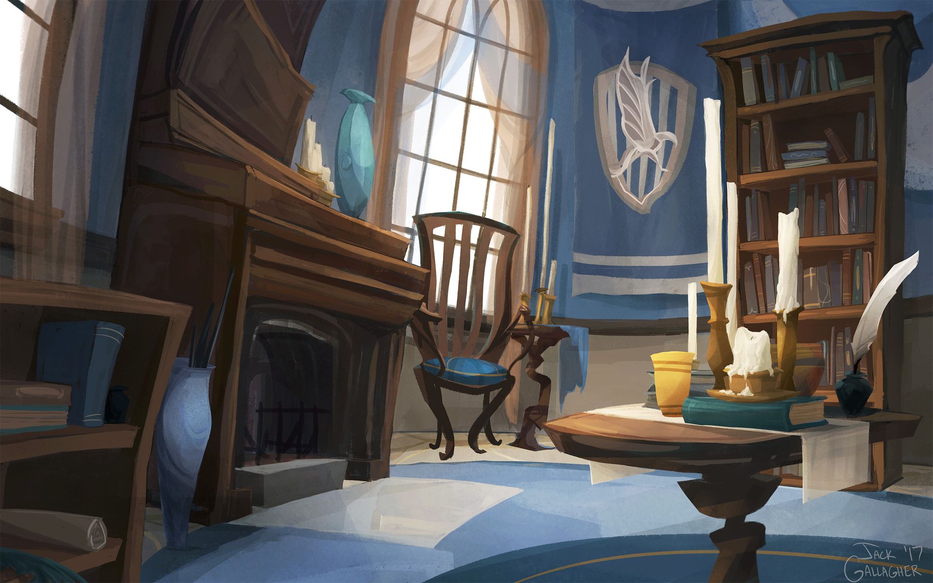 Sala comune camino Corvonero, 1191x670 HD, Laptop