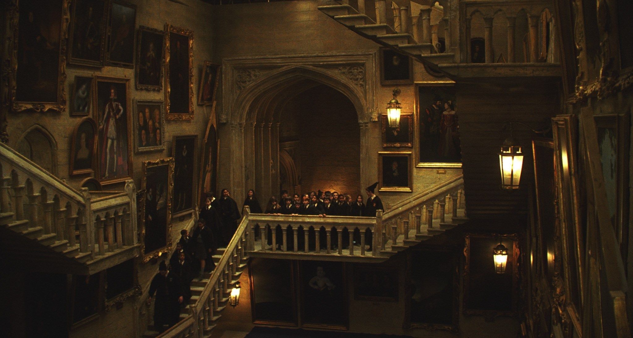 Castello di Hogwarts notturno, 1280x800 HD, Desktop