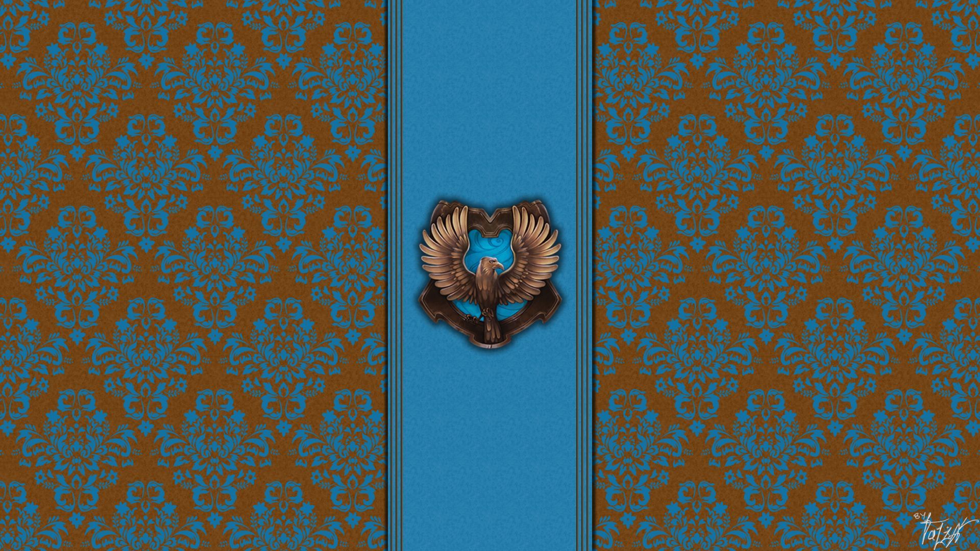 Stemma Corvonero pattern blu, 1366x854 720p, Laptop