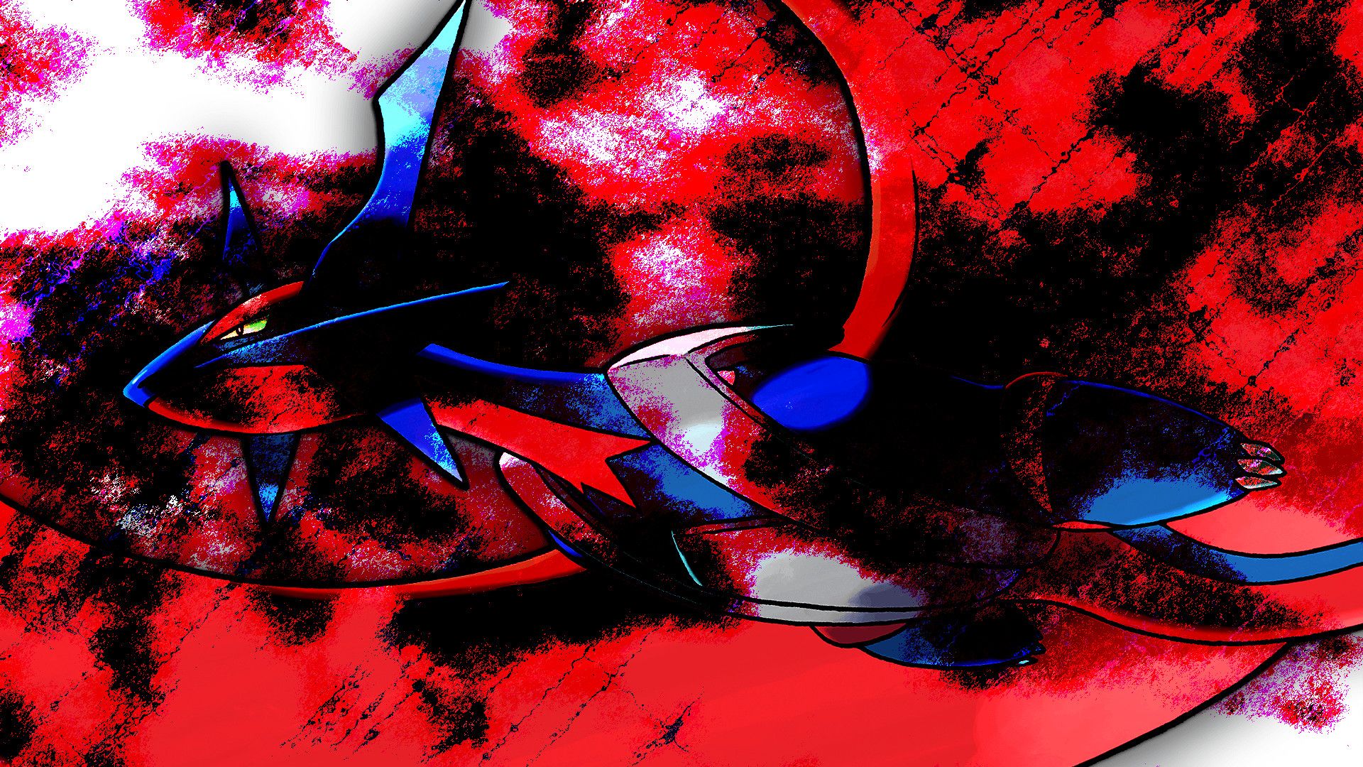Salamence minimalista sfondo azzurro, 1920x1080 Full HD, Laptop